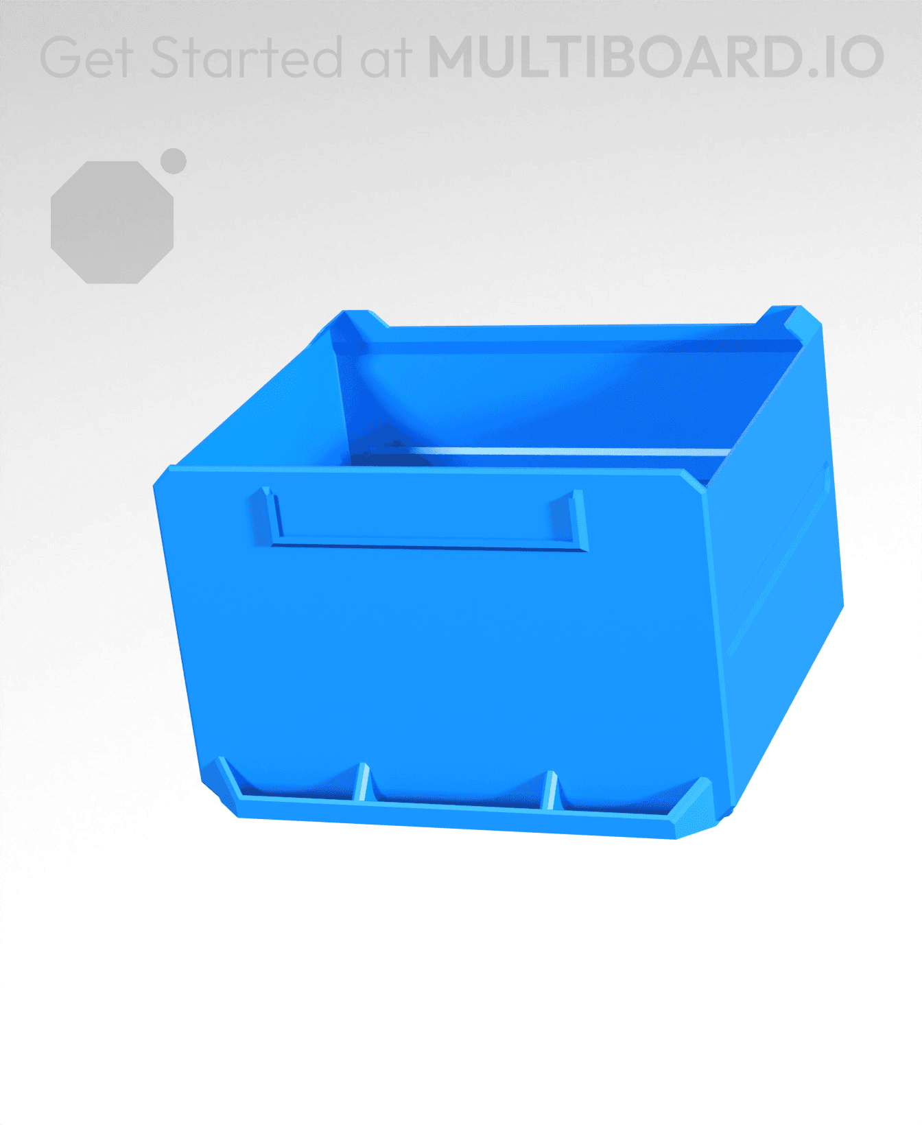 3x2x2.5-Deep - Multibin Simple Drawer 3d model