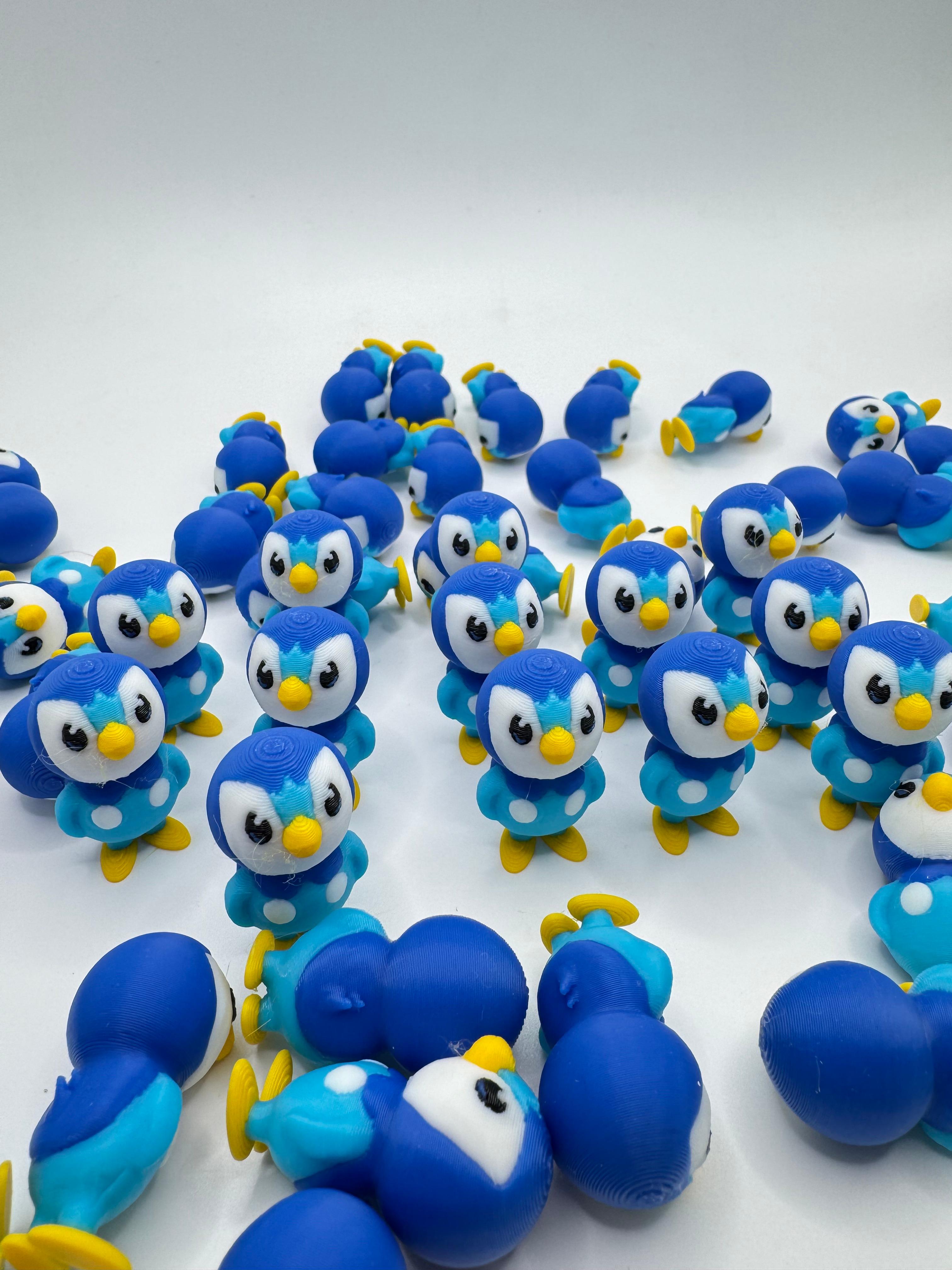 Piplup Pokemon (NoSupport, 3mf included) 3d model