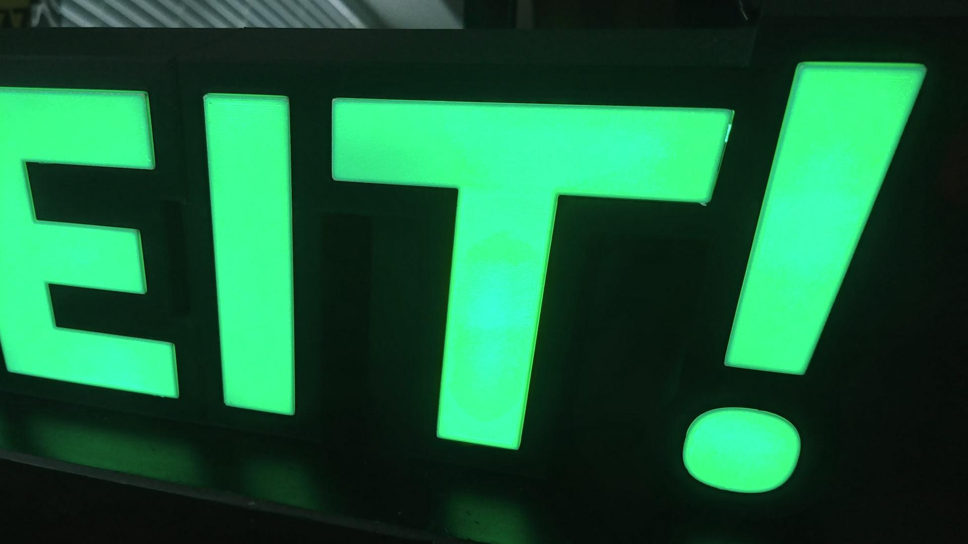 KEEP MAKING! LED SIGN 3d model