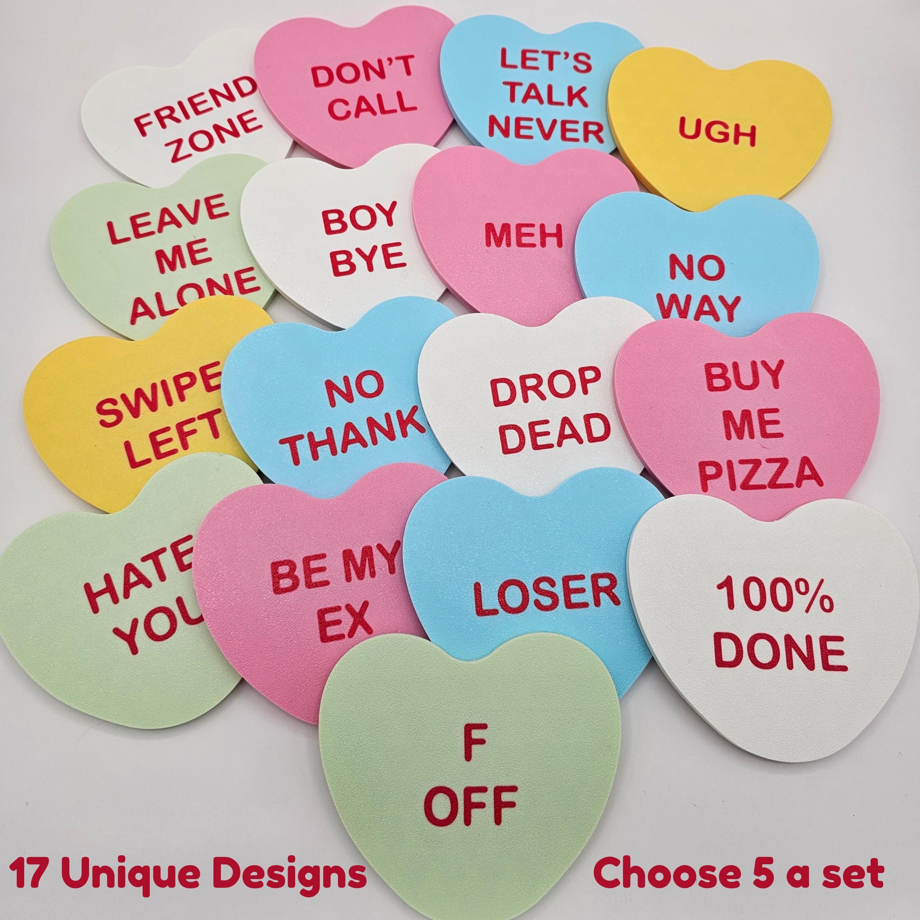 Anti-Valentines Day Coasters - AMS 3d model