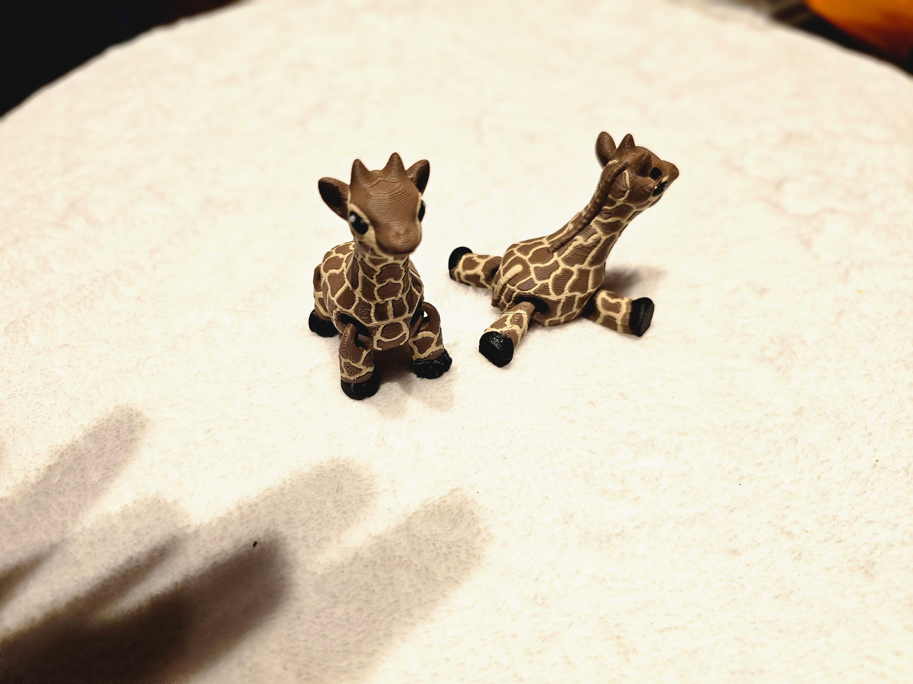 Giraffe Keychain 3d model