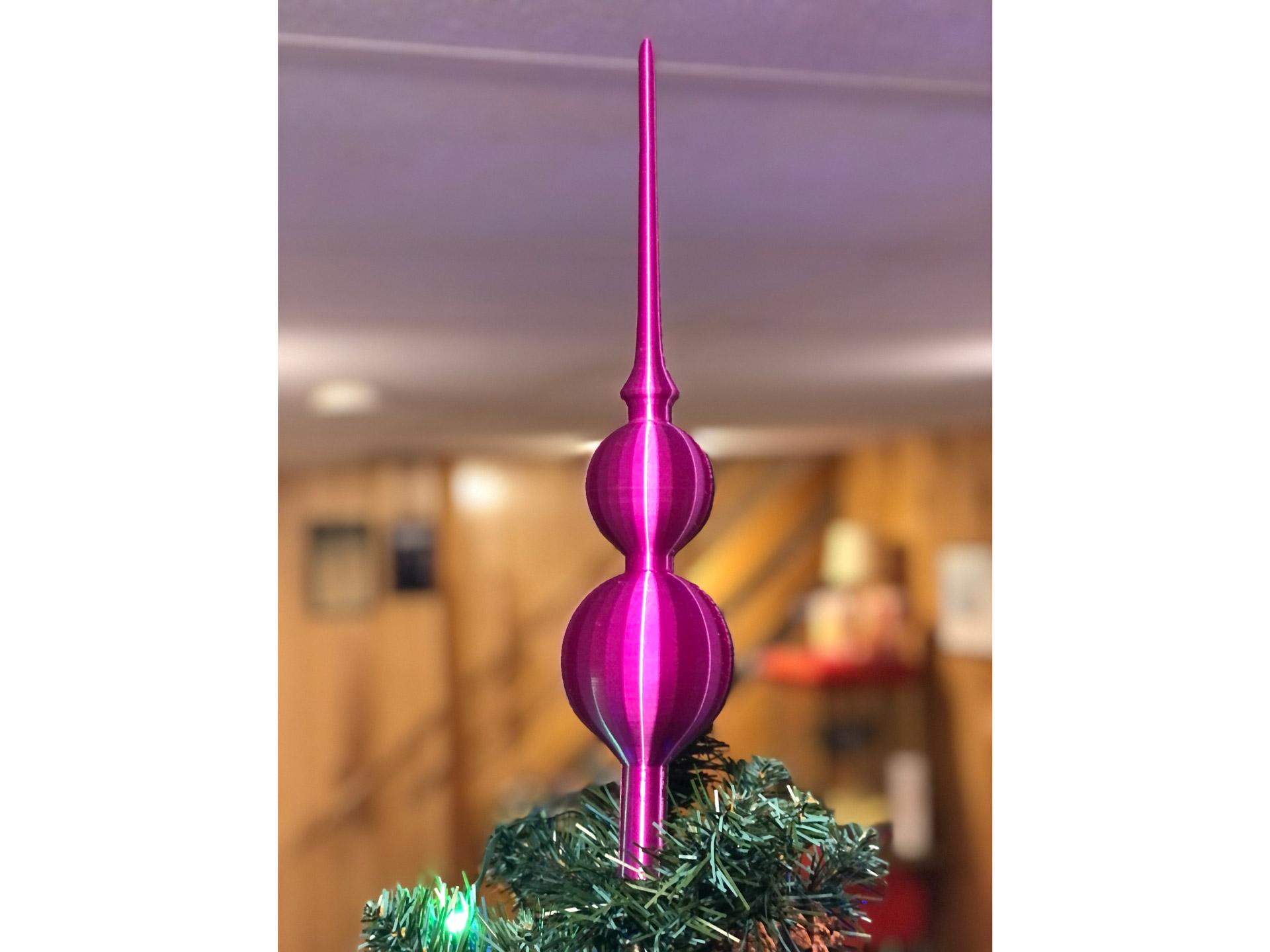 Large Festive Christmas Tree Topper 3d model