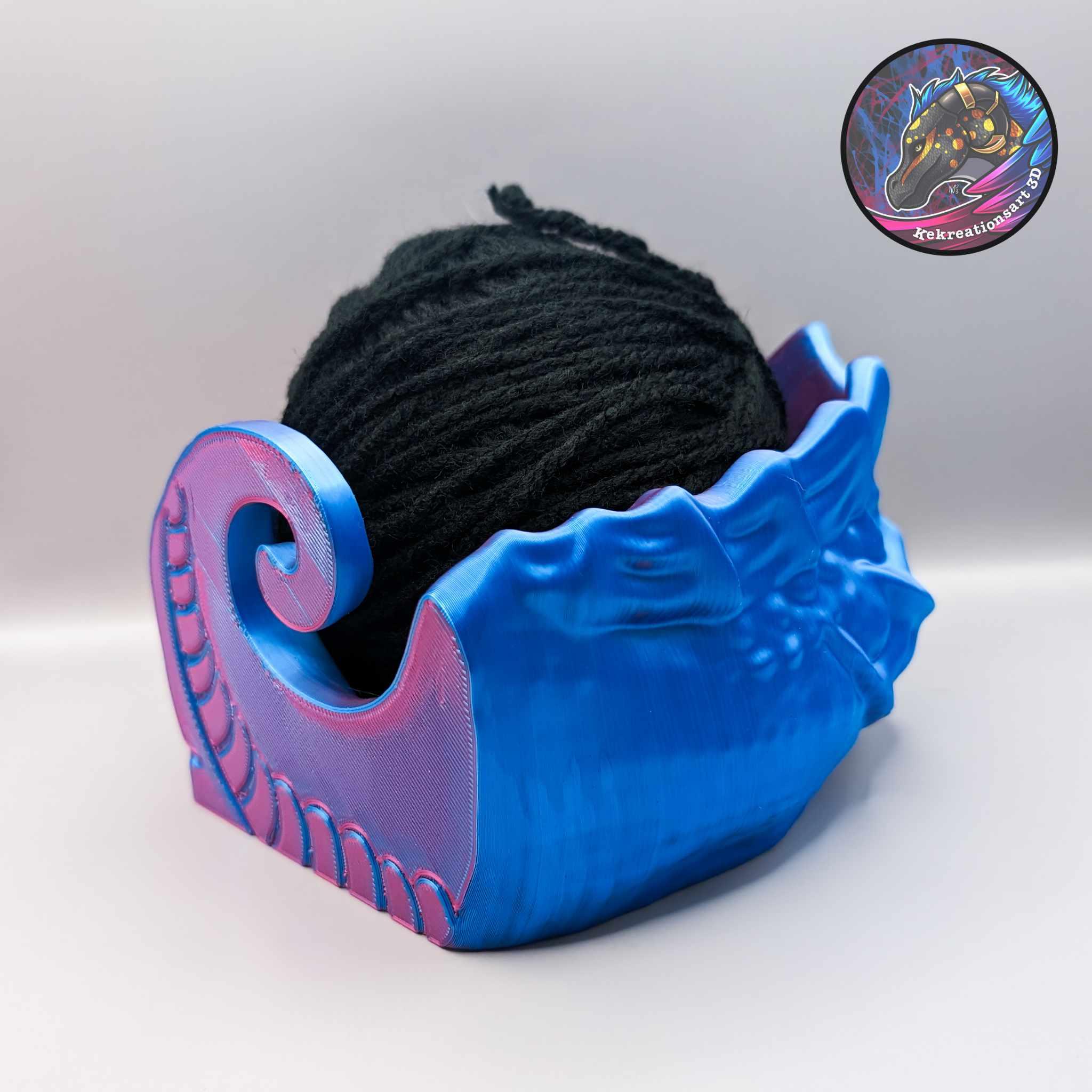 Dragon Yarn Bowl 3d model