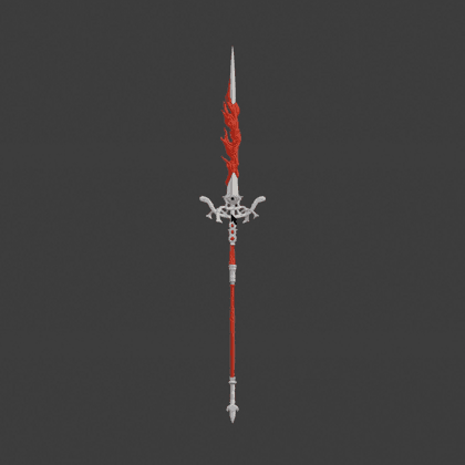 Spear of the Impaler from Messmer Elden Ring Shadow of the Erdtree 3d model