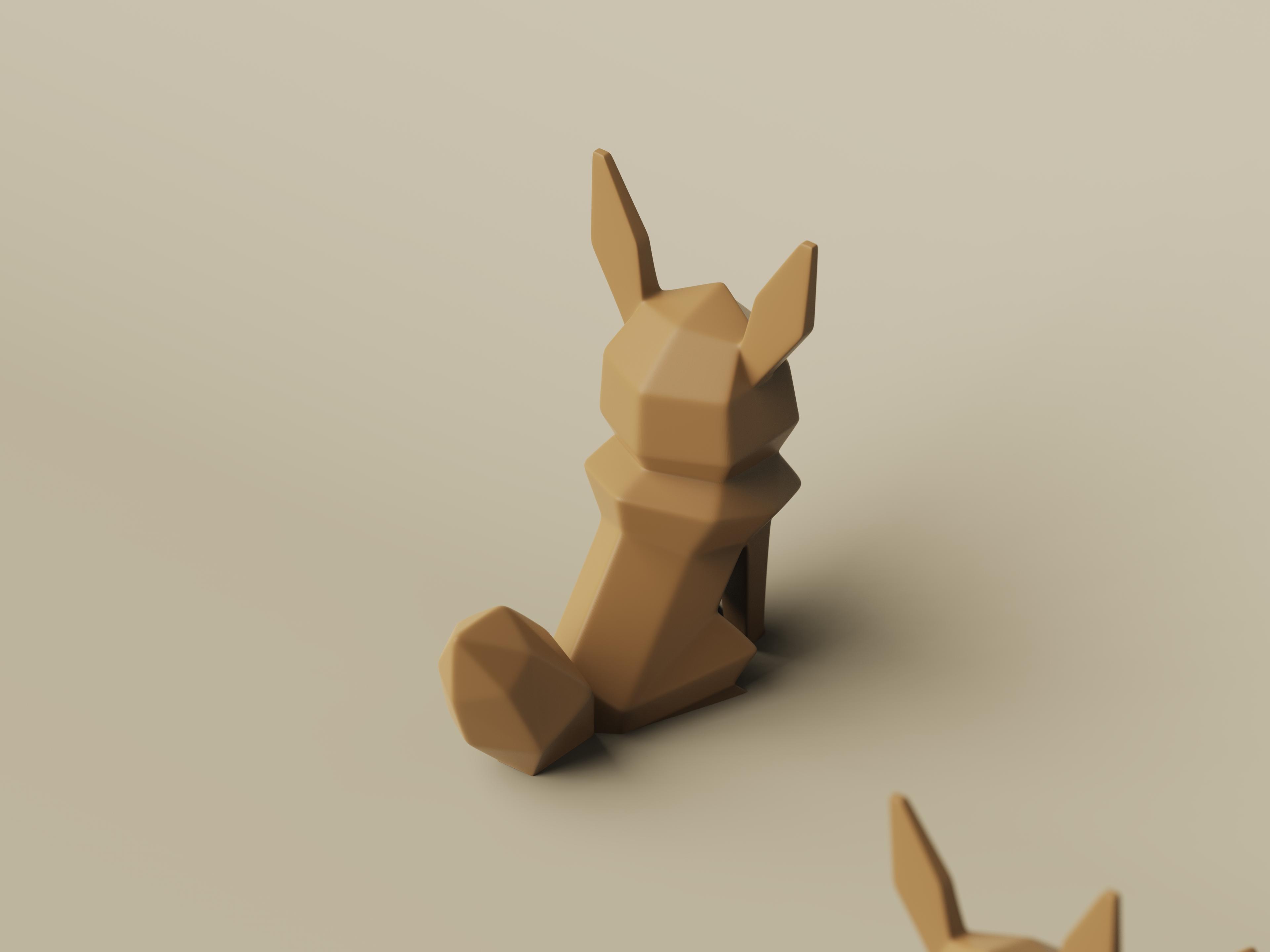 Low-poly Eevee - Remastered 3d model