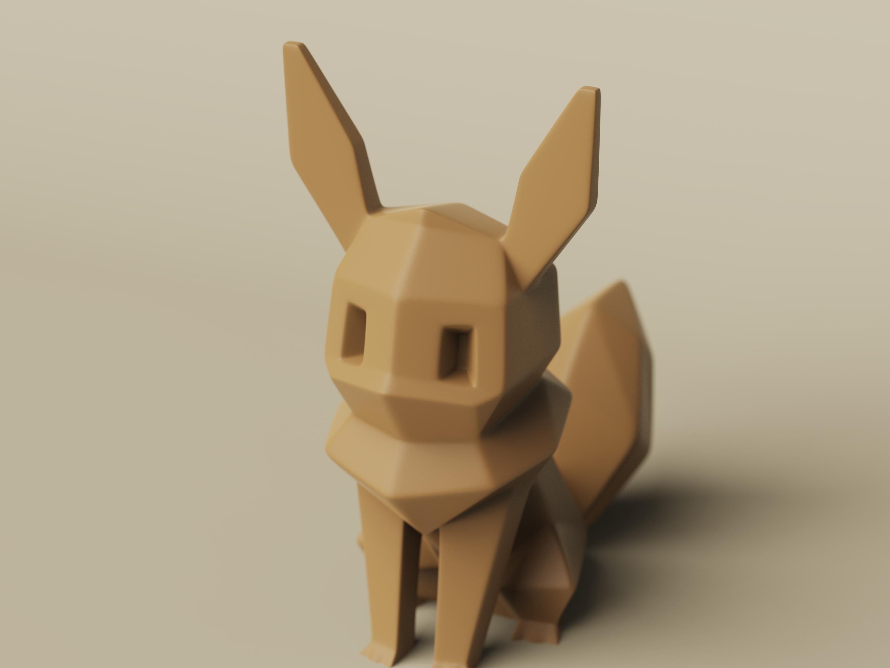 Low-poly Eevee - Remastered 3d model