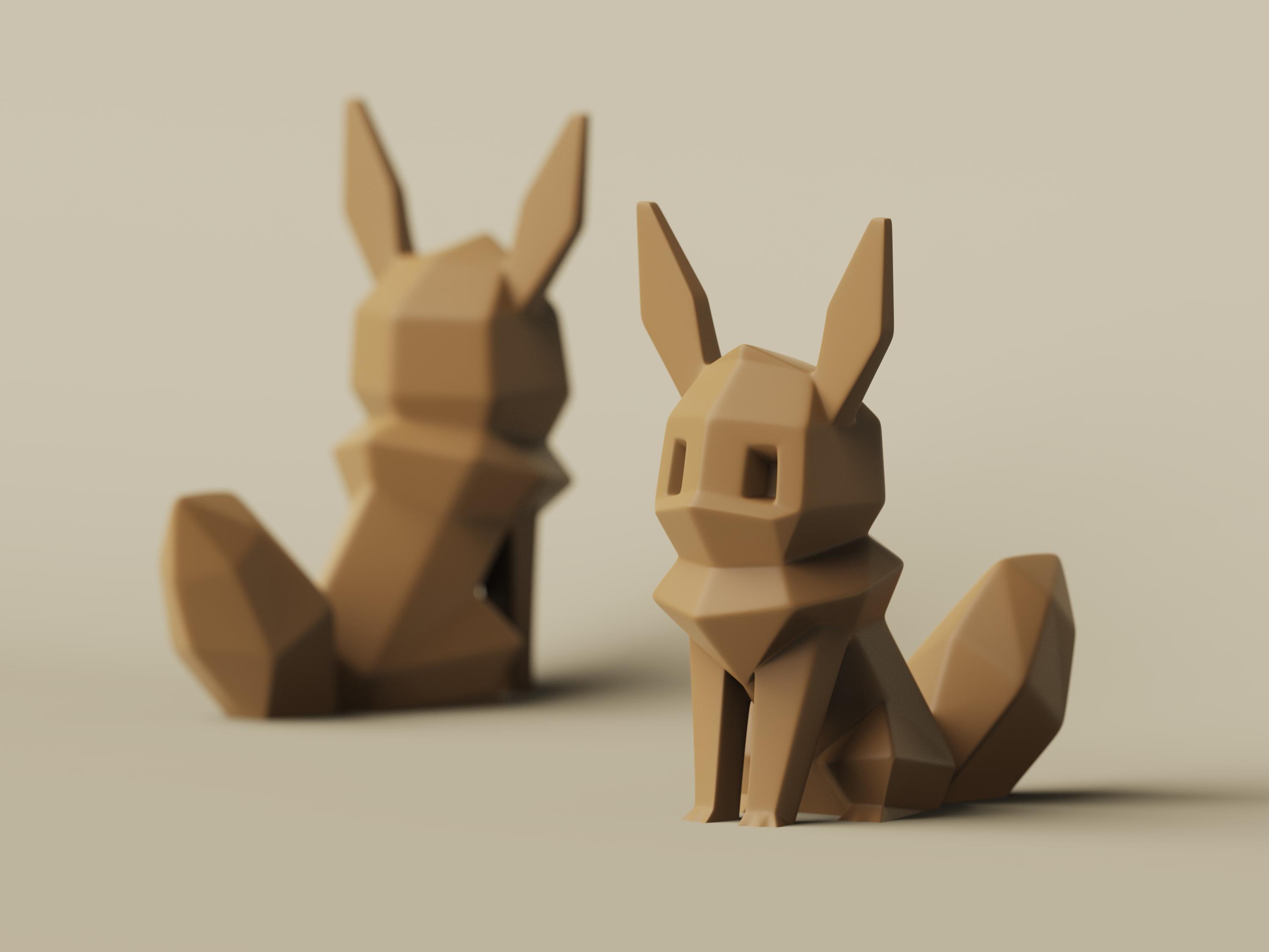 Low-poly Eevee - Remastered 3d model