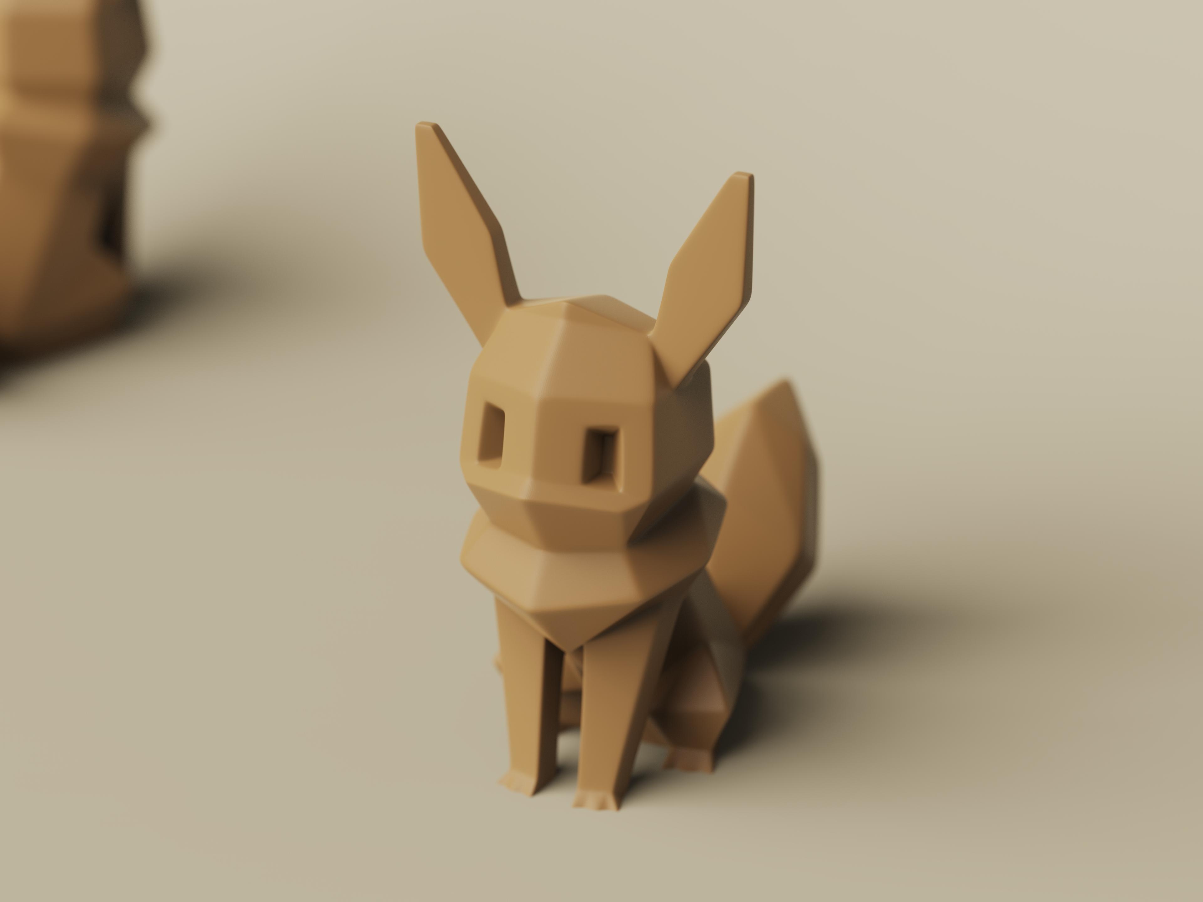 Low-poly Eevee - Remastered 3d model