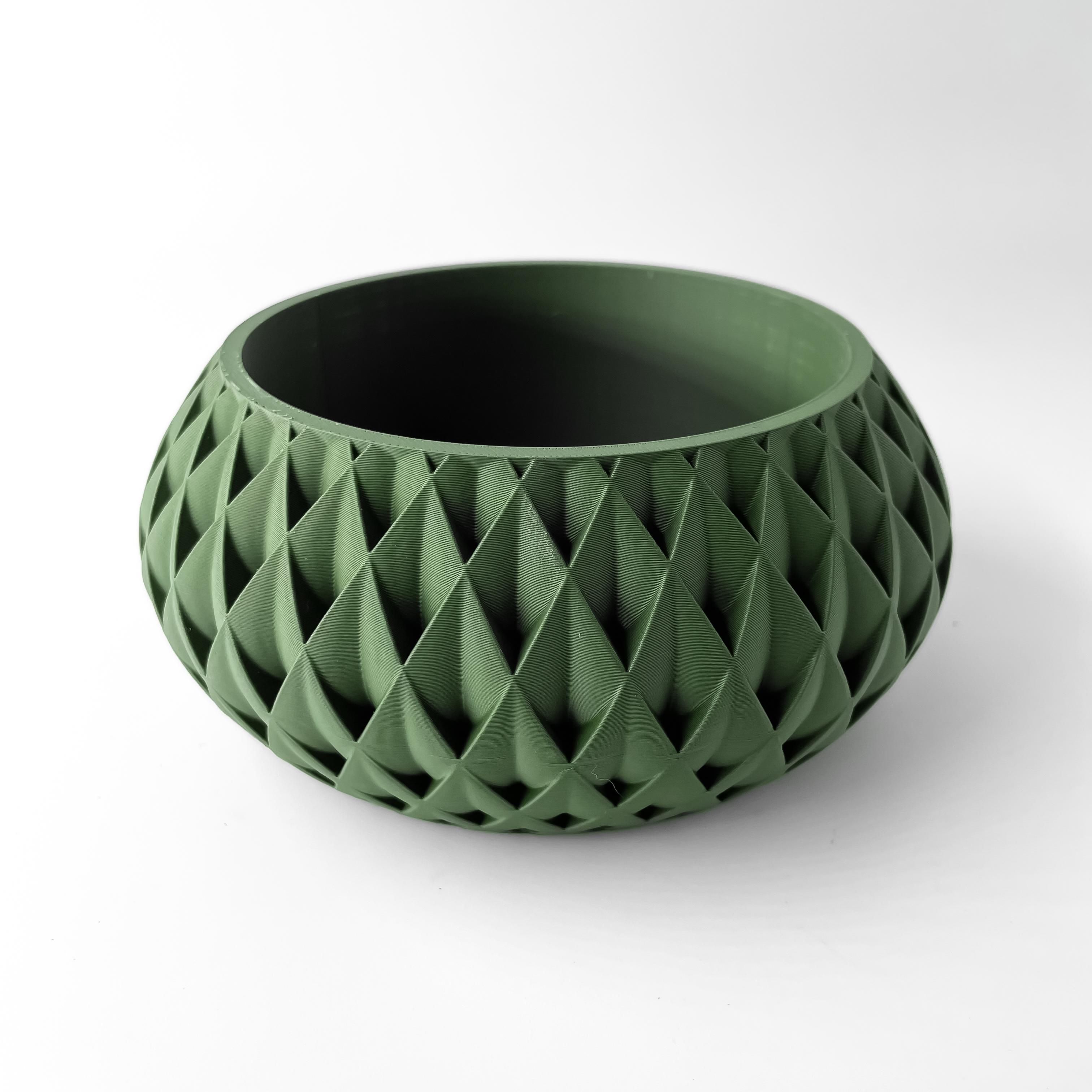 The Cinor Planter Pot with Drainage Tray & Stand Included | Modern and Unique Home Decor 3d model
