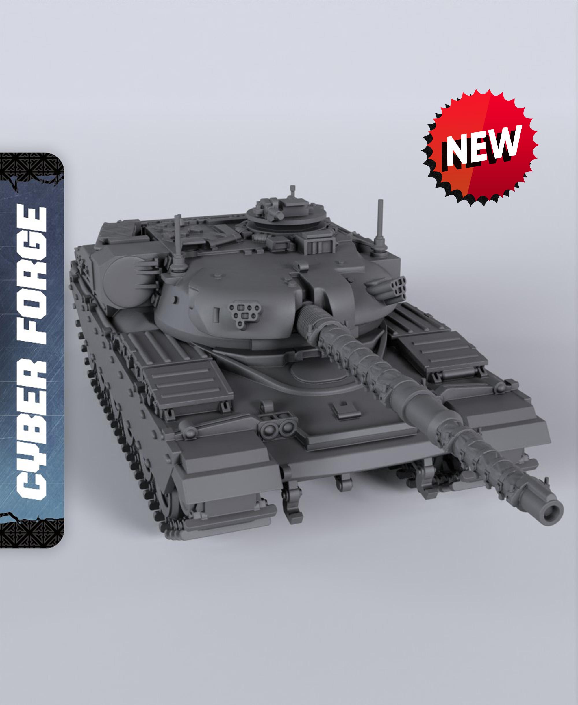 Chieftain Relic Tank - With Free Cyberpunk Warhammer - 40k Sci-Fi Gift Ideas for RPG and Wargamers 3d model