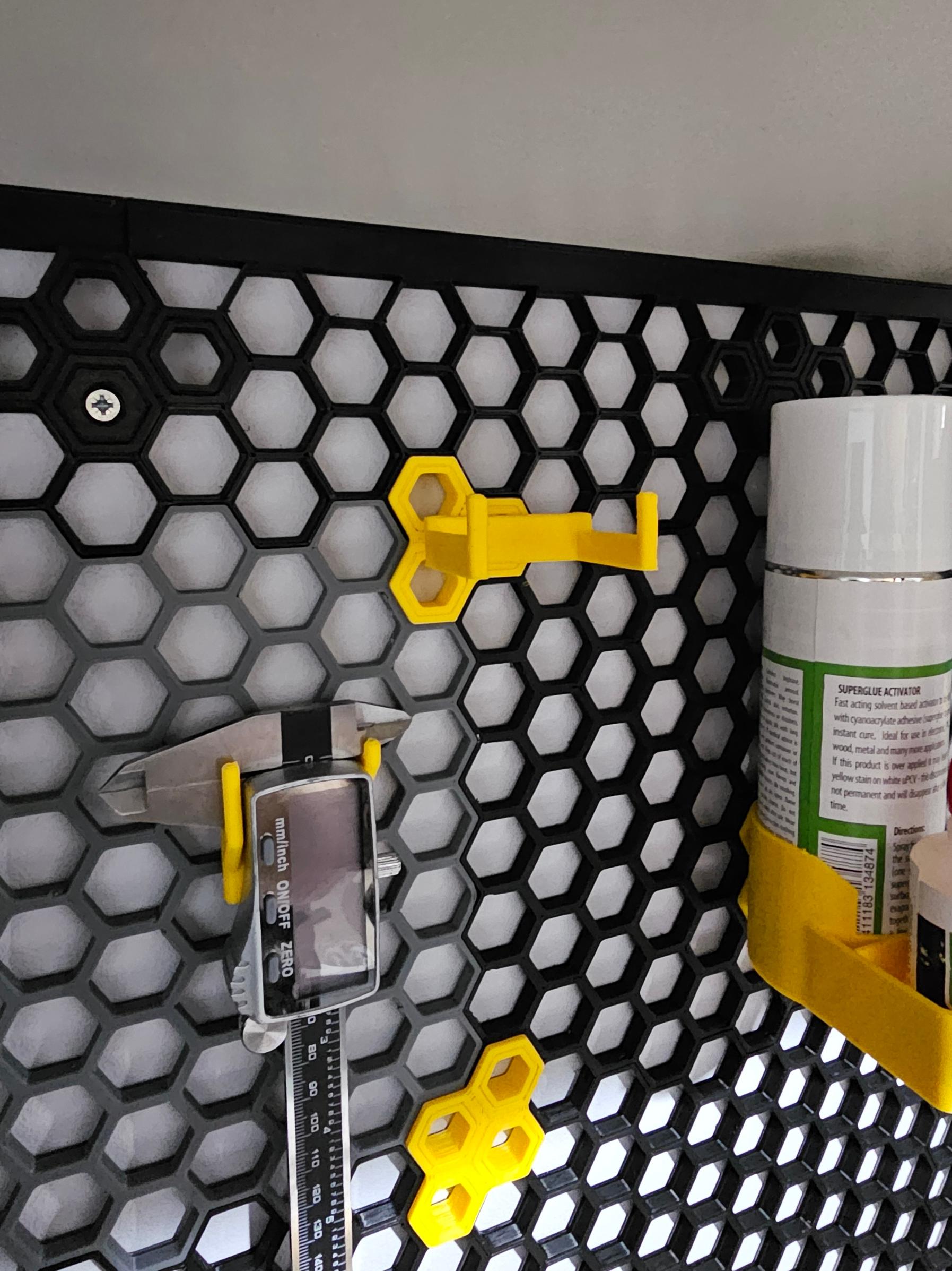 Dremel 2200 torch HSW holder (Honeycomb Storage Wall) 3d model