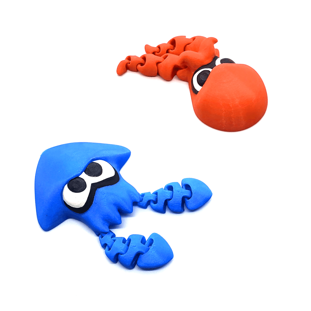 ARTICULATED OCTOLING AND SQUIDLING 3d model