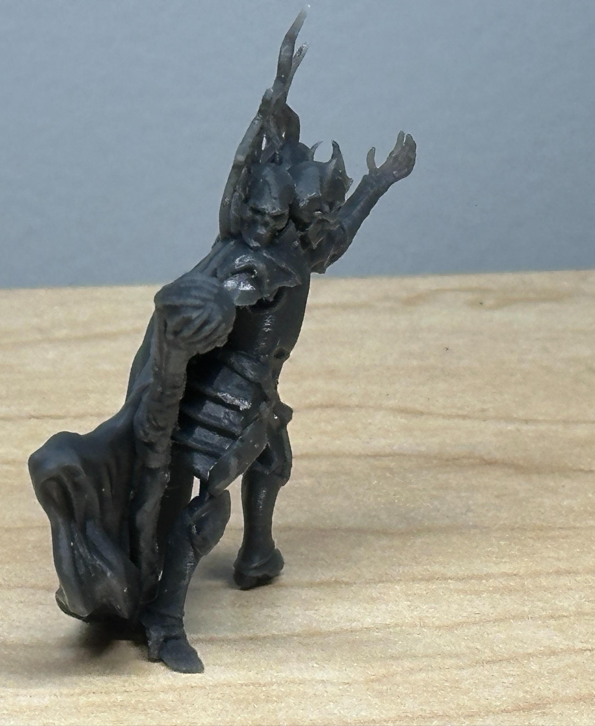 Skull Lord  - Tabletop Miniature - Printer: Anycubic Photon Mono X 6Ks 
Resin: ABS-Like Resin Pro 2 (black) 75% / Standard Resin (grey) 25% - 3d model