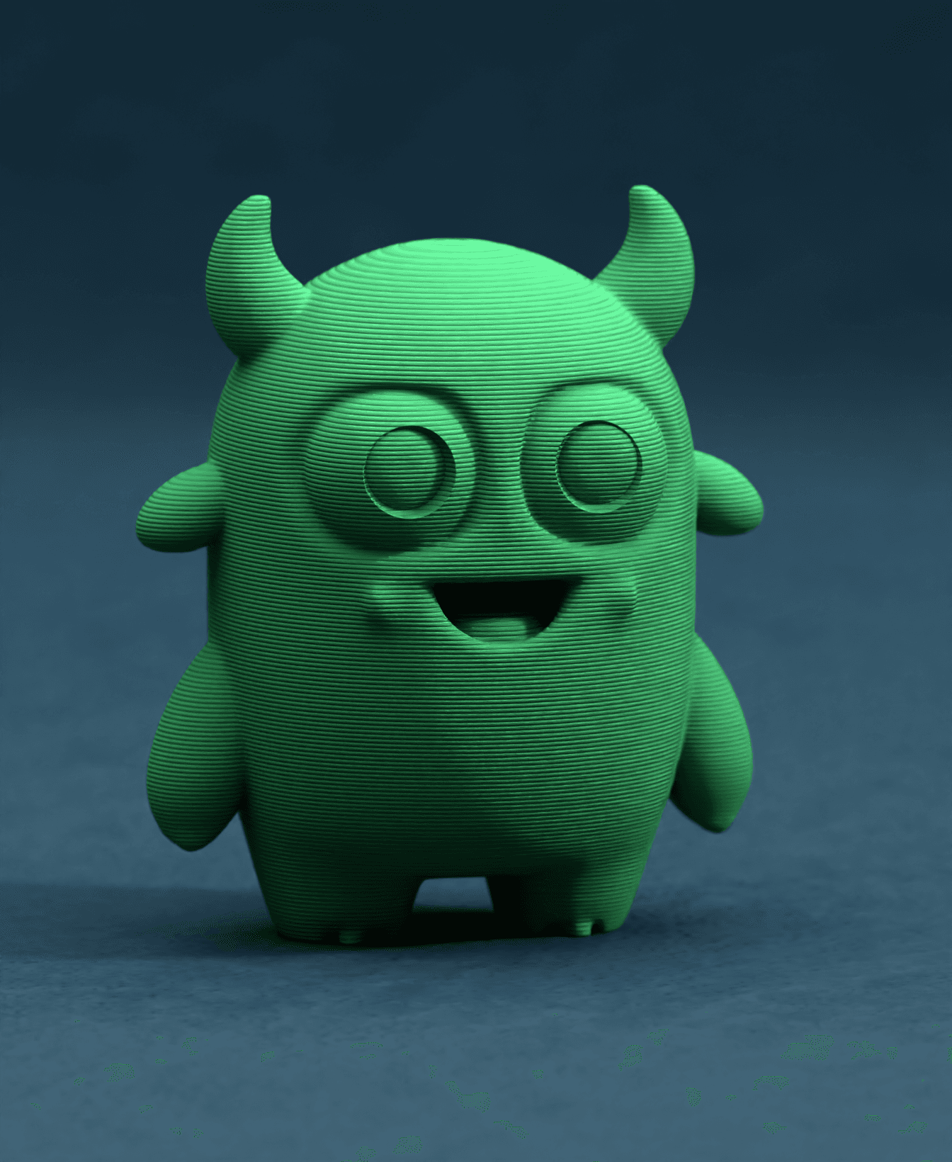 Timmy the Monster Cute 3d model