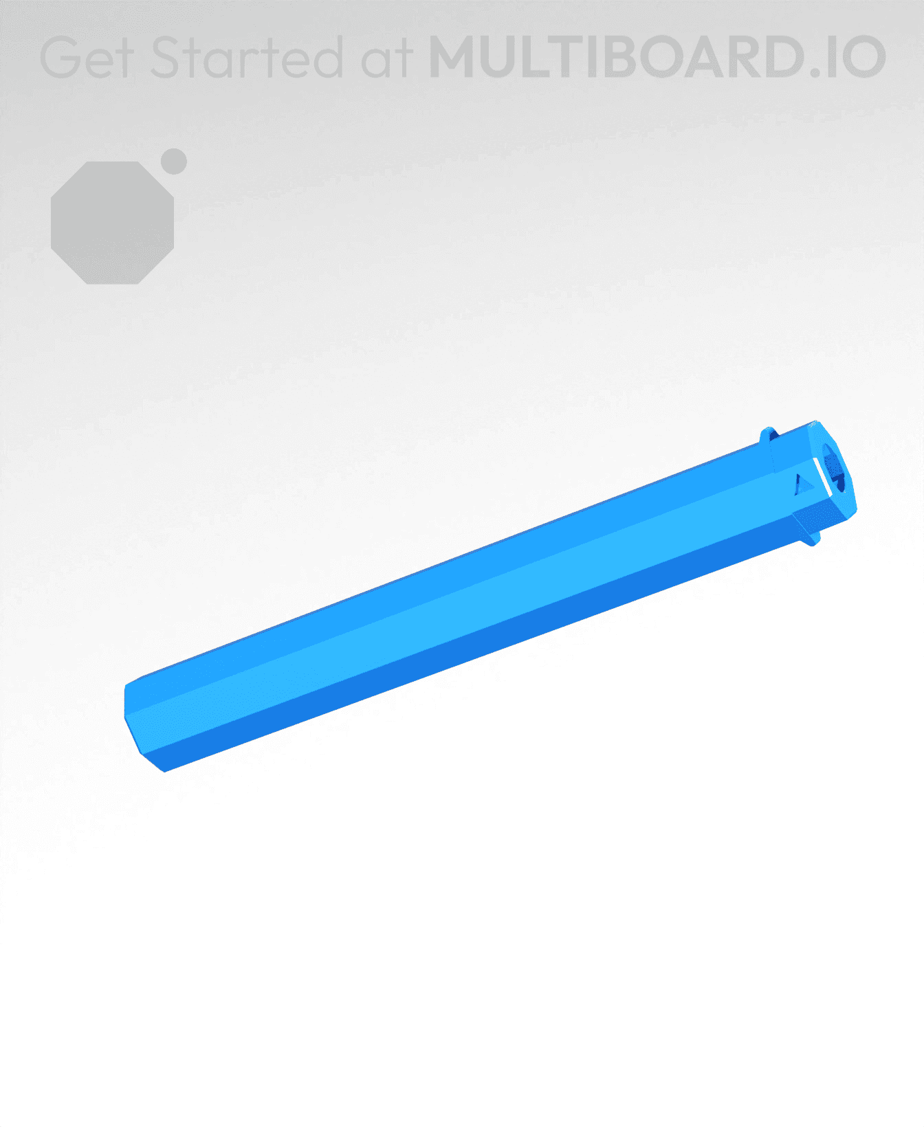 100 mm Peg (Bolt-Locked Insert) 3d model