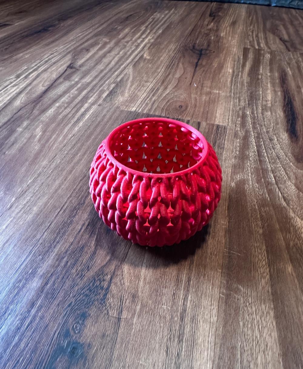 Knit Coaster, Vase and Bowl 3d model