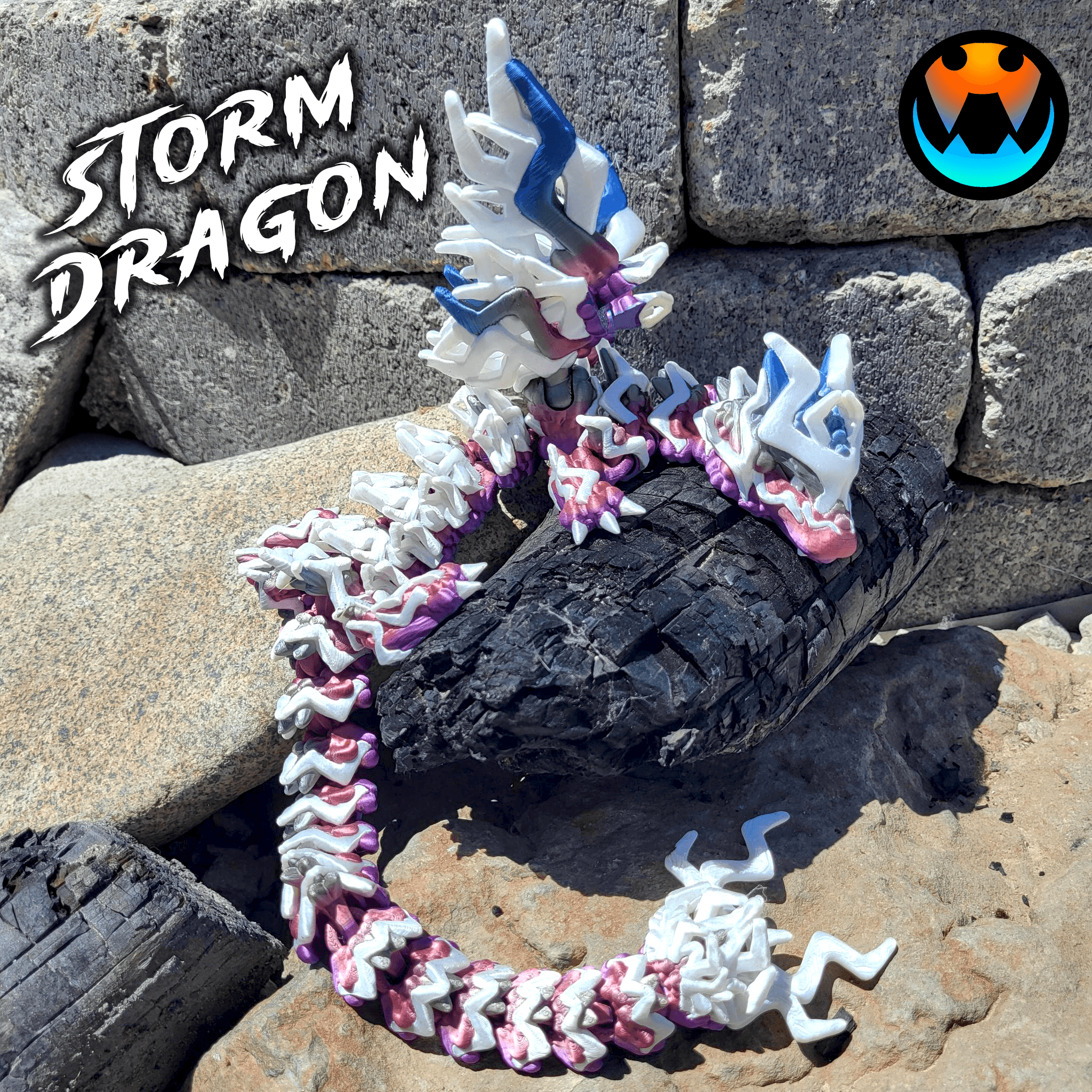 Storm Dragon 3d model