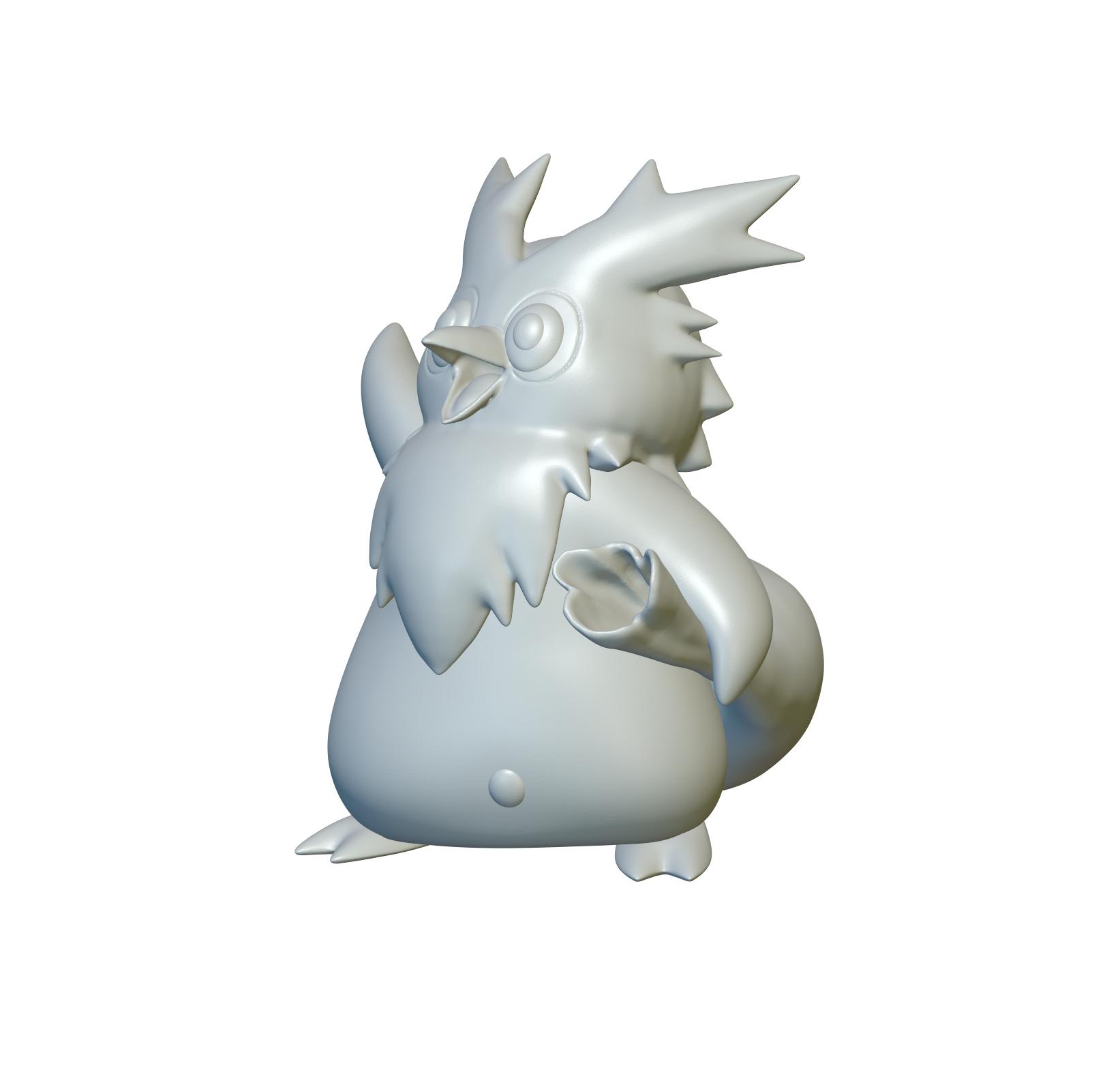 Pokemon Delibird #225 - Optimized for 3D Printing 3d model