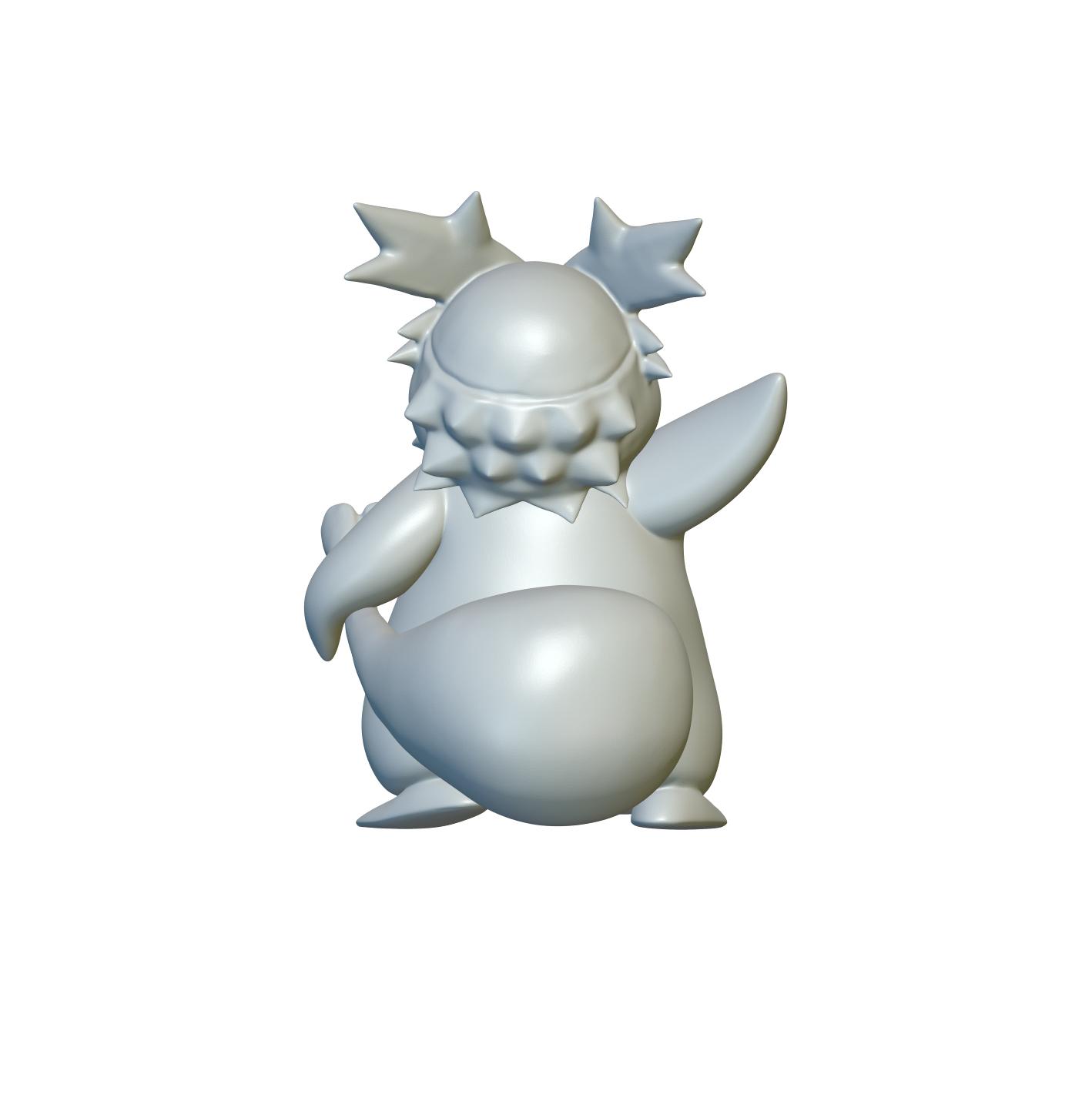 Pokemon Delibird #225 - Optimized for 3D Printing 3d model