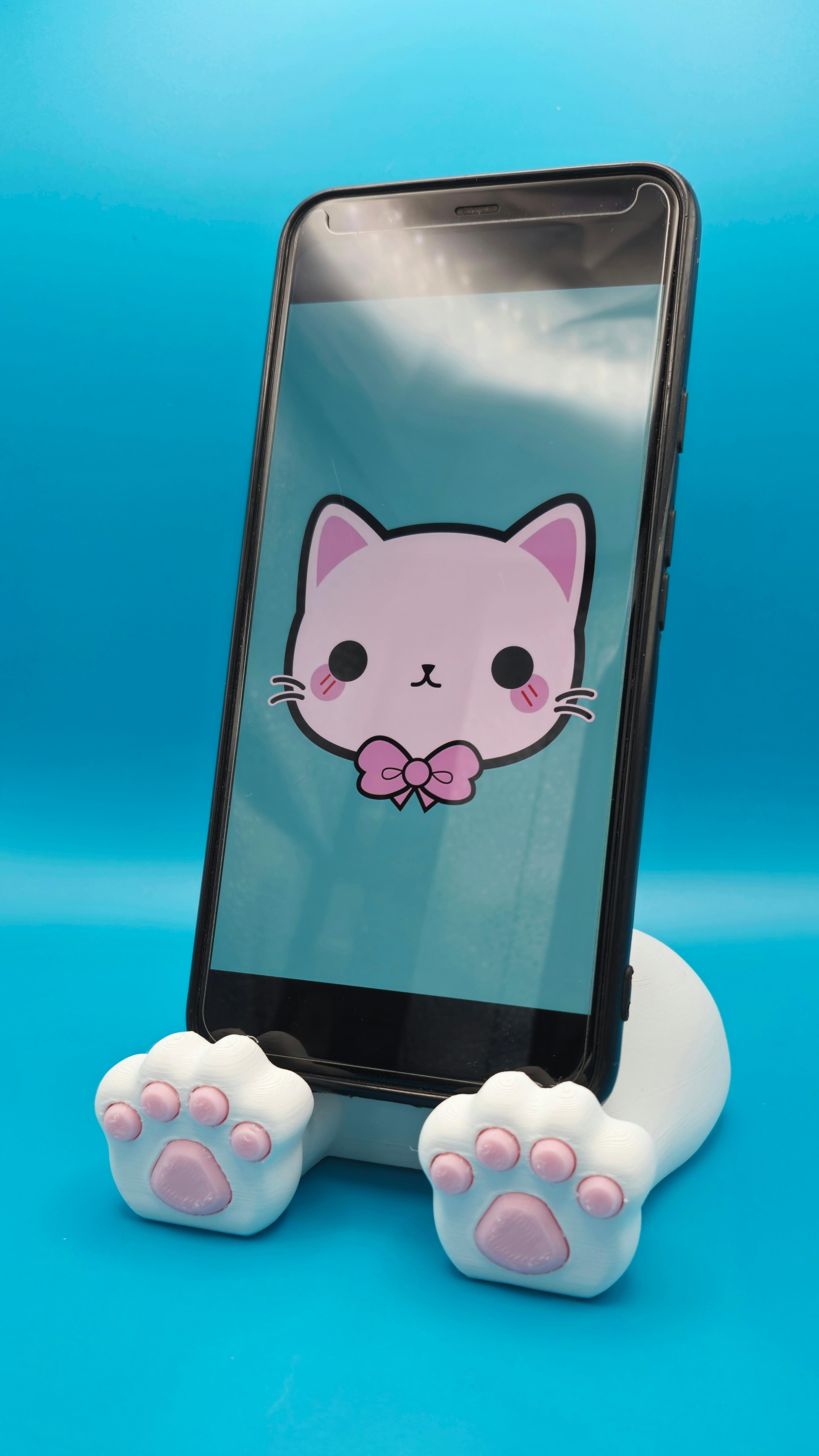 Cat Feet Phone Holder - Commercial 3d model