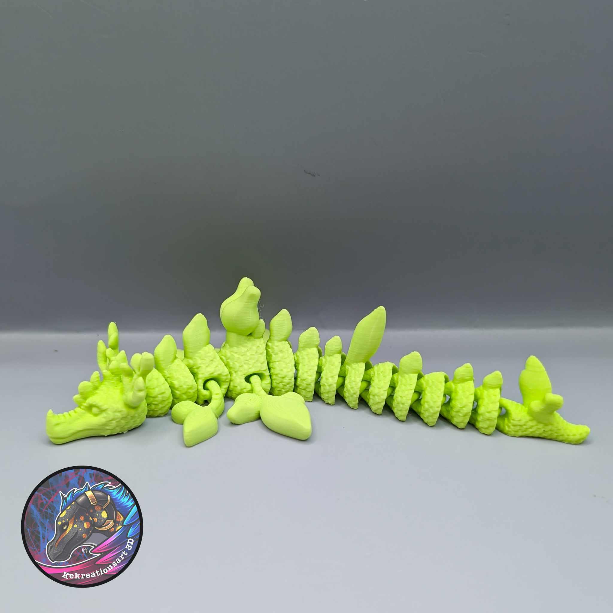 Baby Flexi Leafy Sea Dragon Keychain 3d model