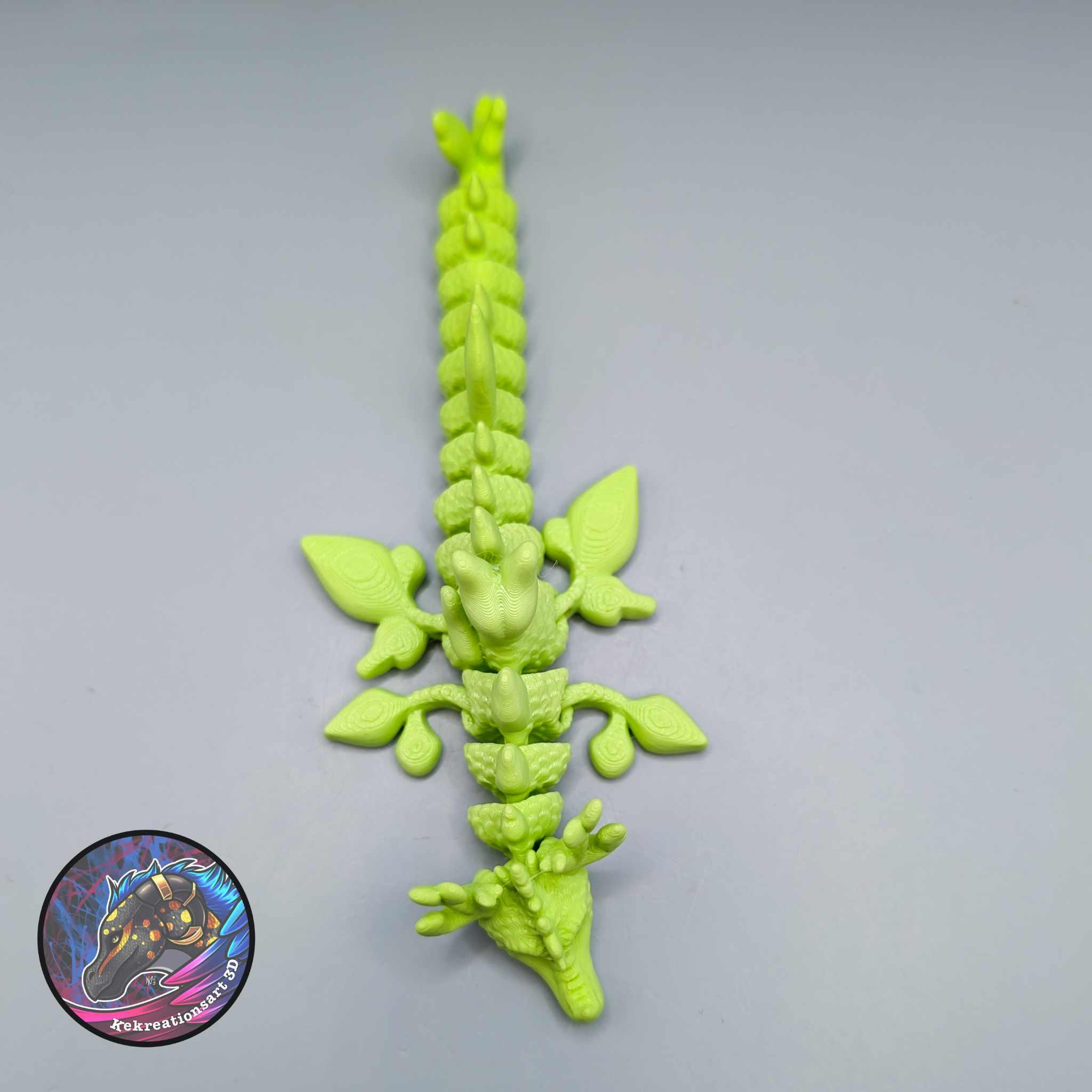 Baby Flexi Leafy Sea Dragon Keychain 3d model