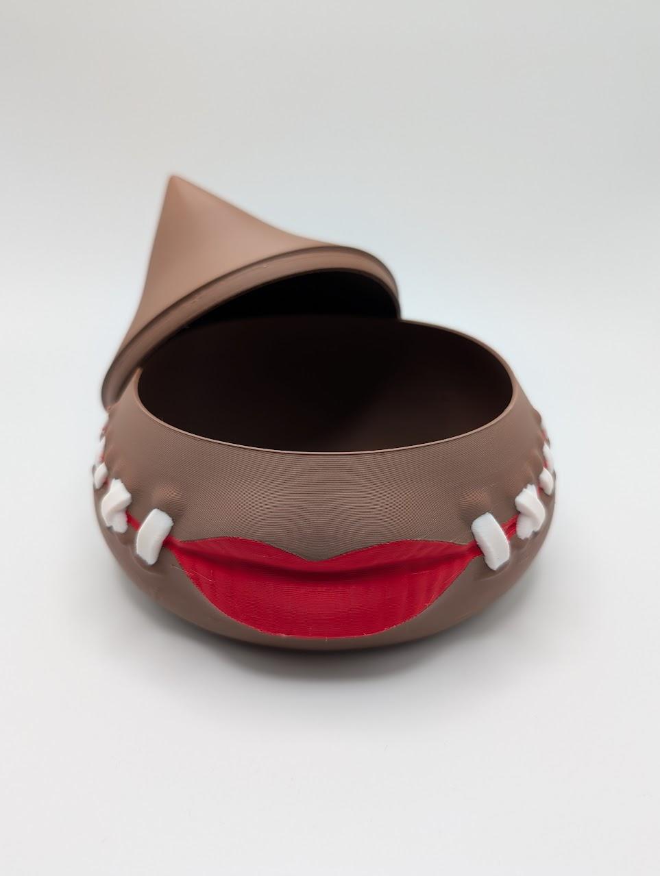 Kiss of Treats candy bowl 3d model