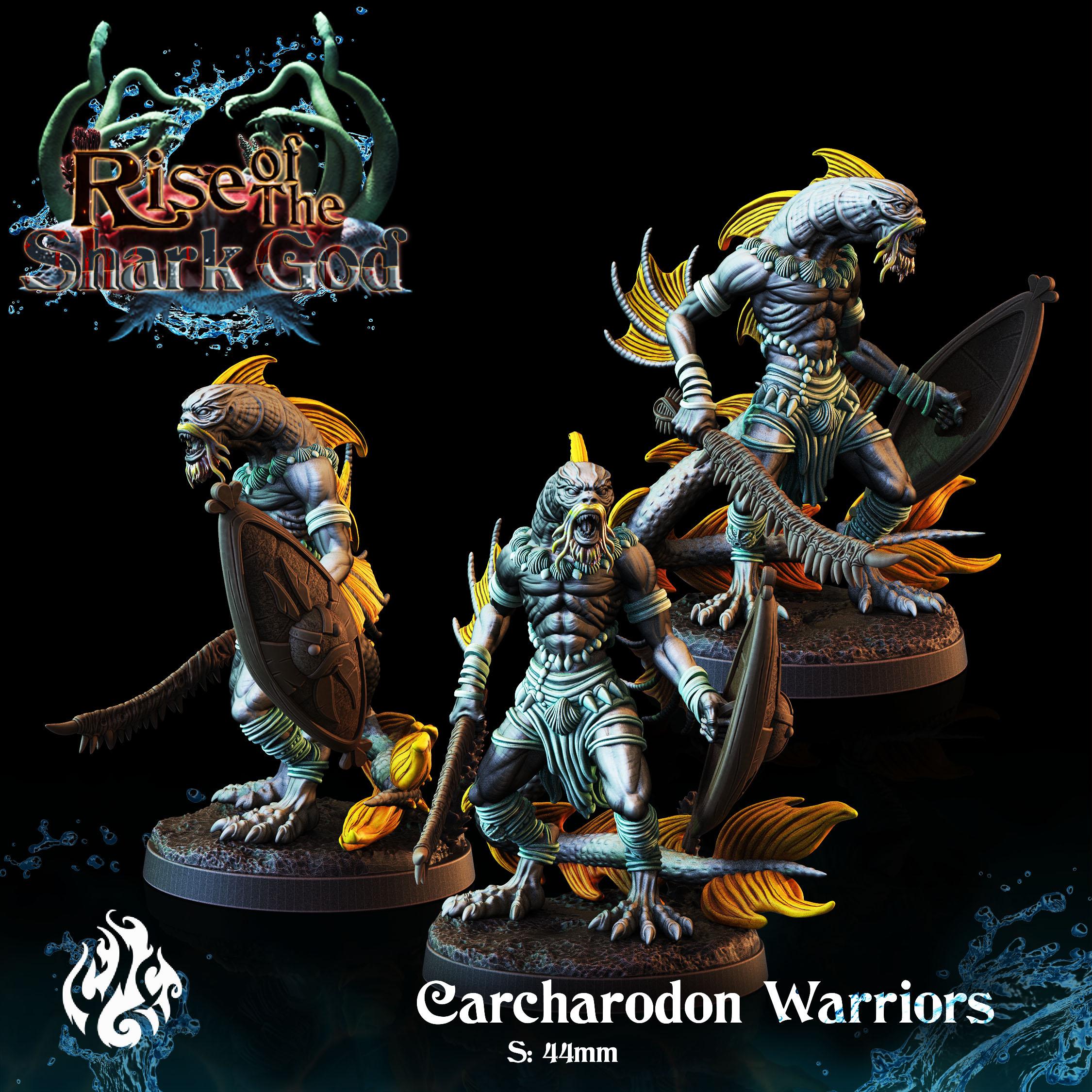 Carcharodon Warriors 3d model