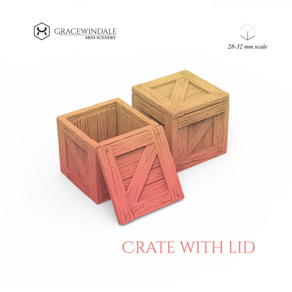 Set of Crates 3d model