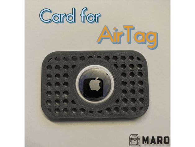 Card for AirTag 3d model