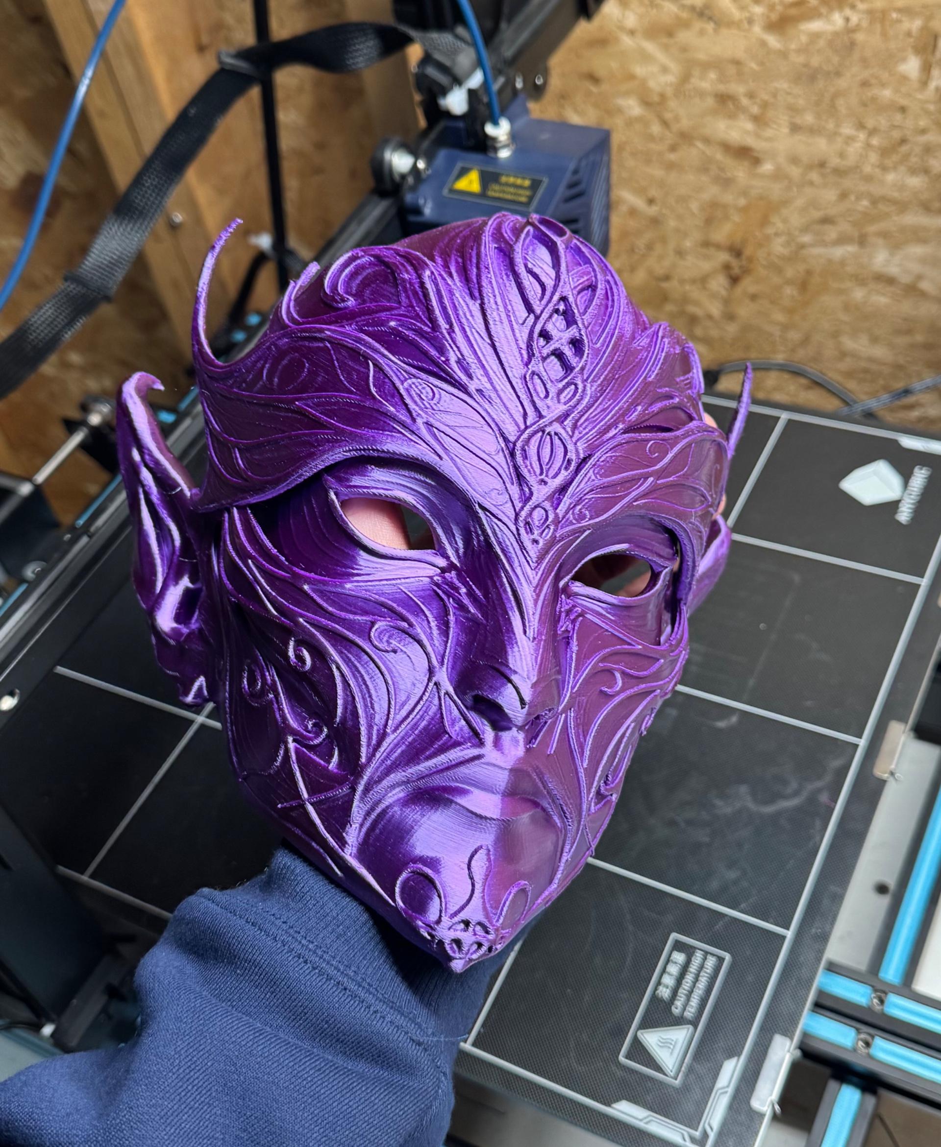 Dark Elf Mask - Subscribed for this mask alone🤯 - 3d model