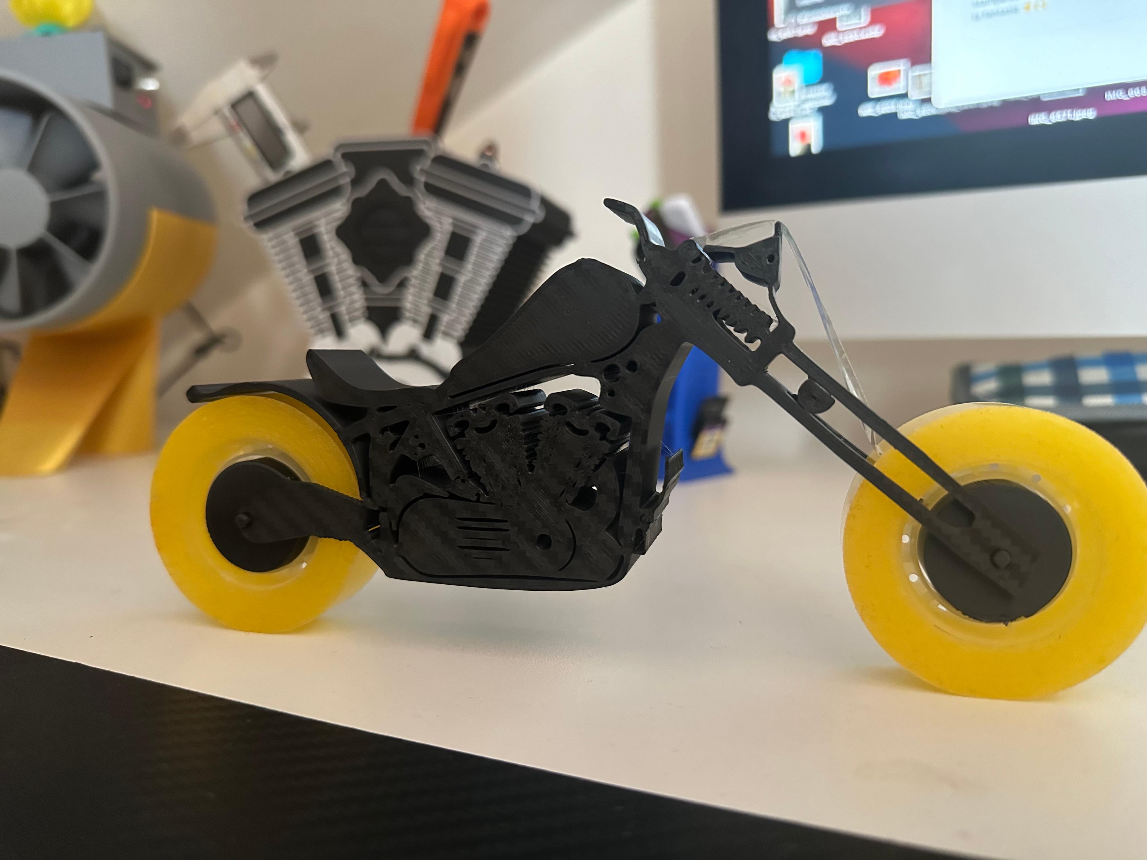 custom motorbike carries scoth 3d model