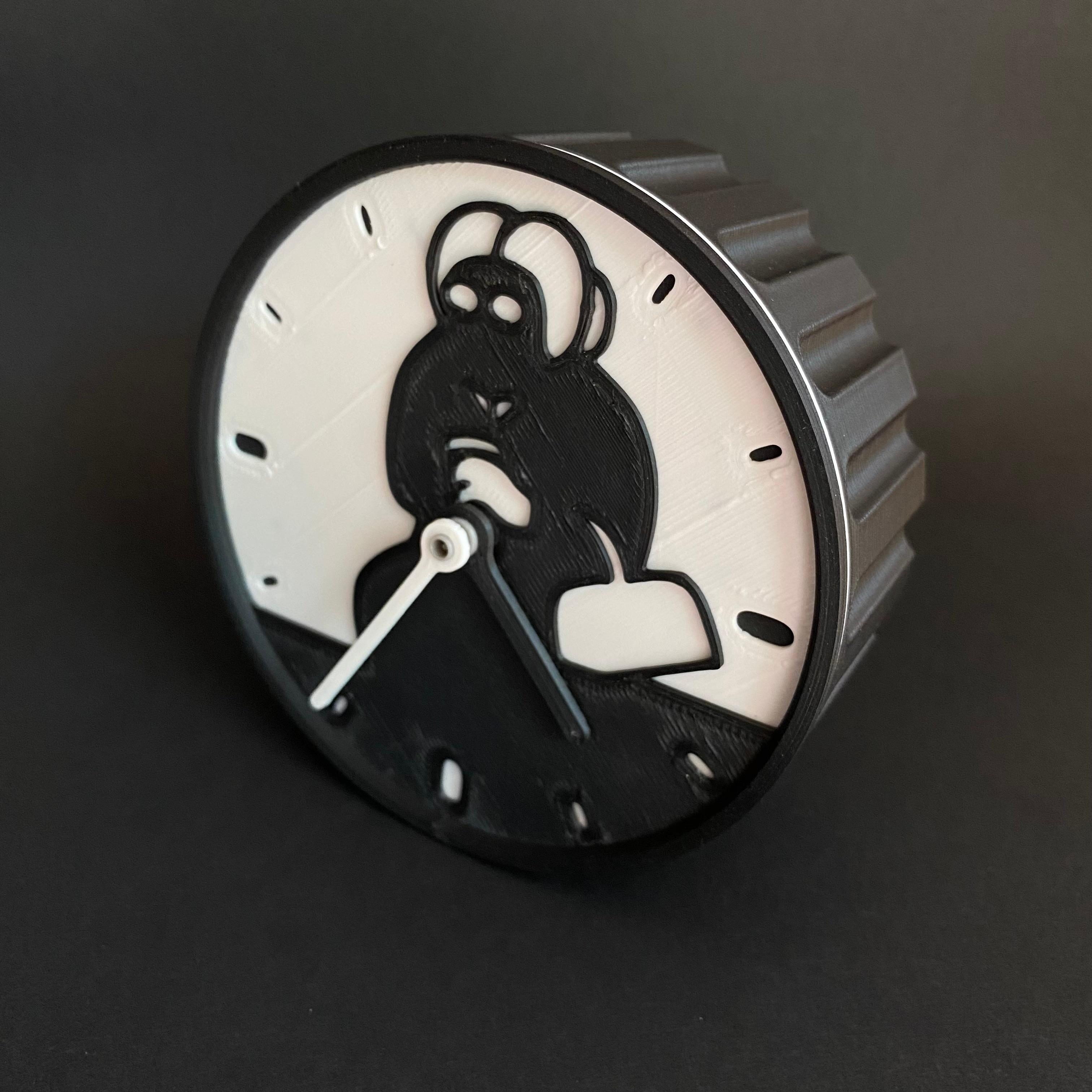 Creepy old lady from Vienna clock 3d model