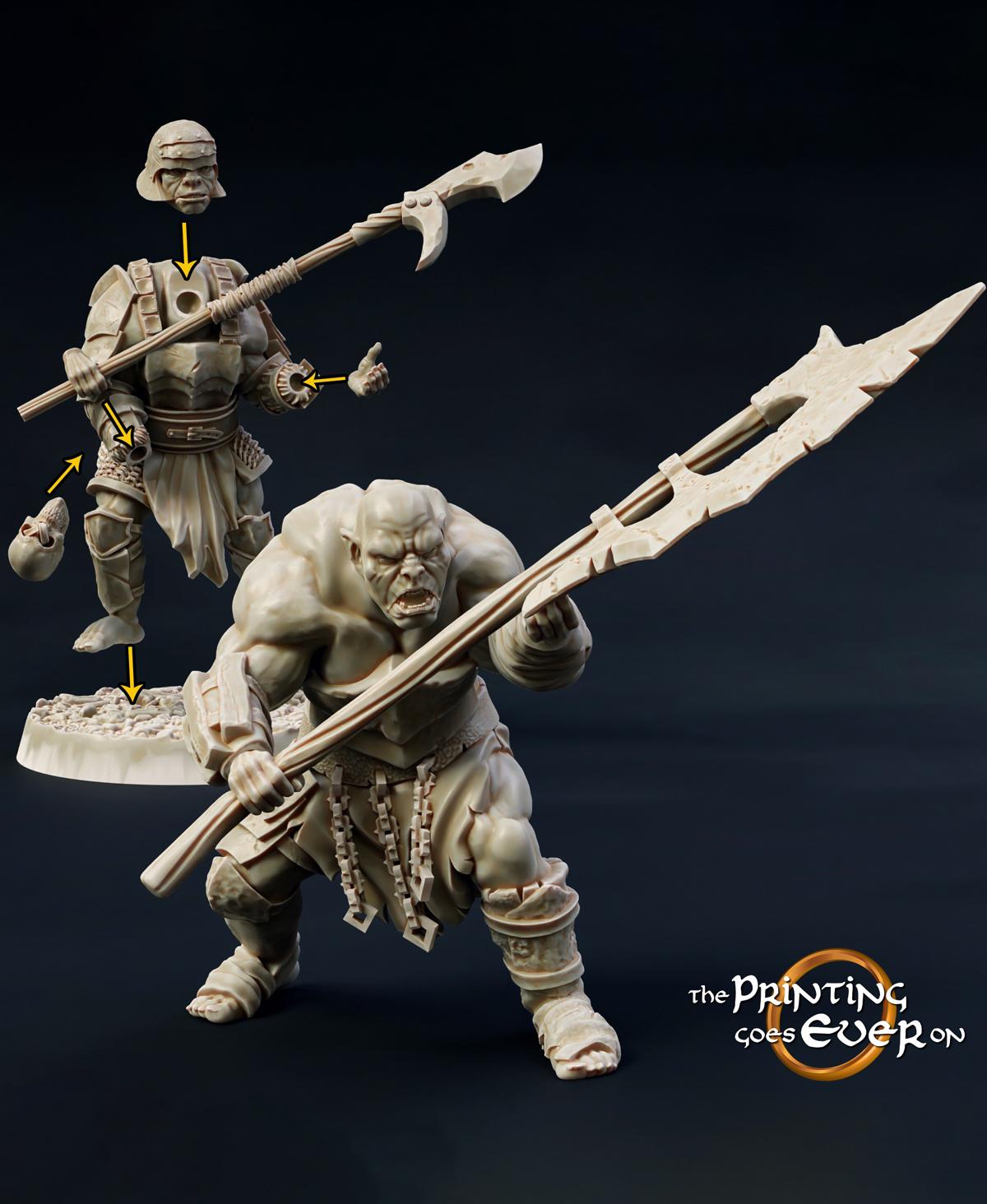 Modular Orcs Warband - Epic Bundle 3d model