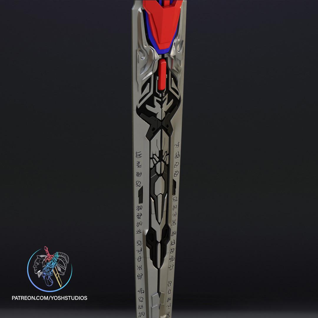 Optimus Prime Sword Last Knight 3D Print File STL 3d model