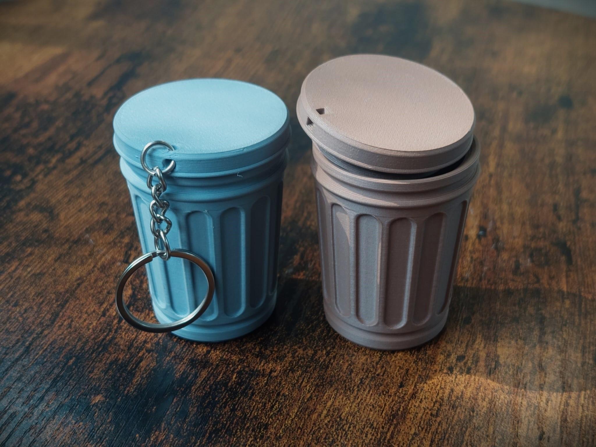 Trashcan Keychain v5 - Generic.3mf 3d model