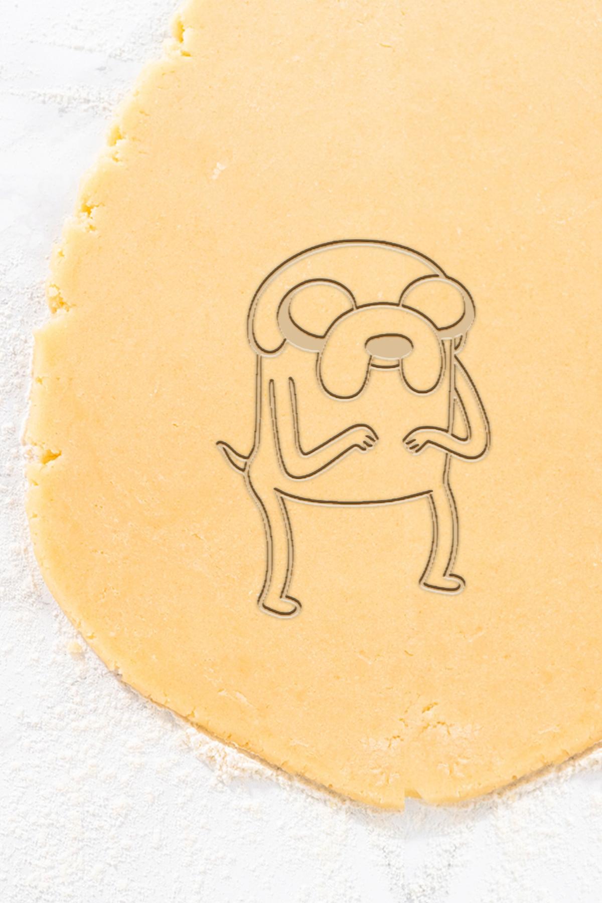 Adventure Time Cookie Cutter, Biscuit Cutter 3d model