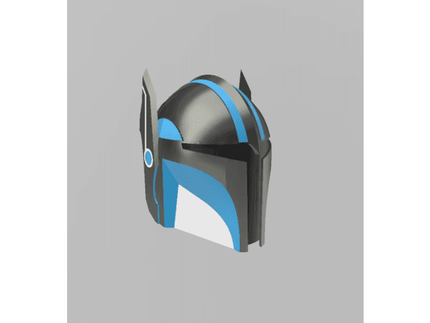 Thor Mandalorian helmet 3d model