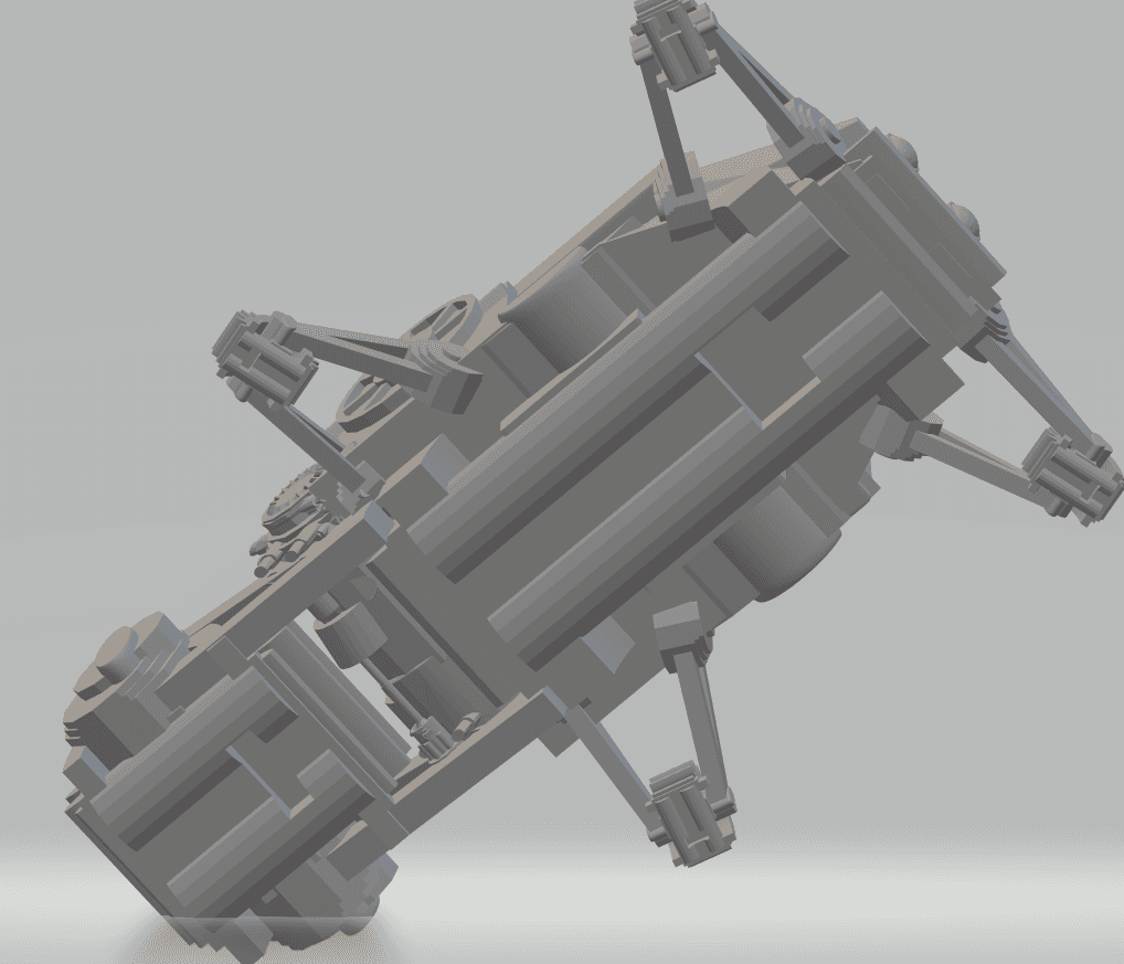 FHW:concept Junk Rocker Assault Defense turret basic (BoD) 3d model