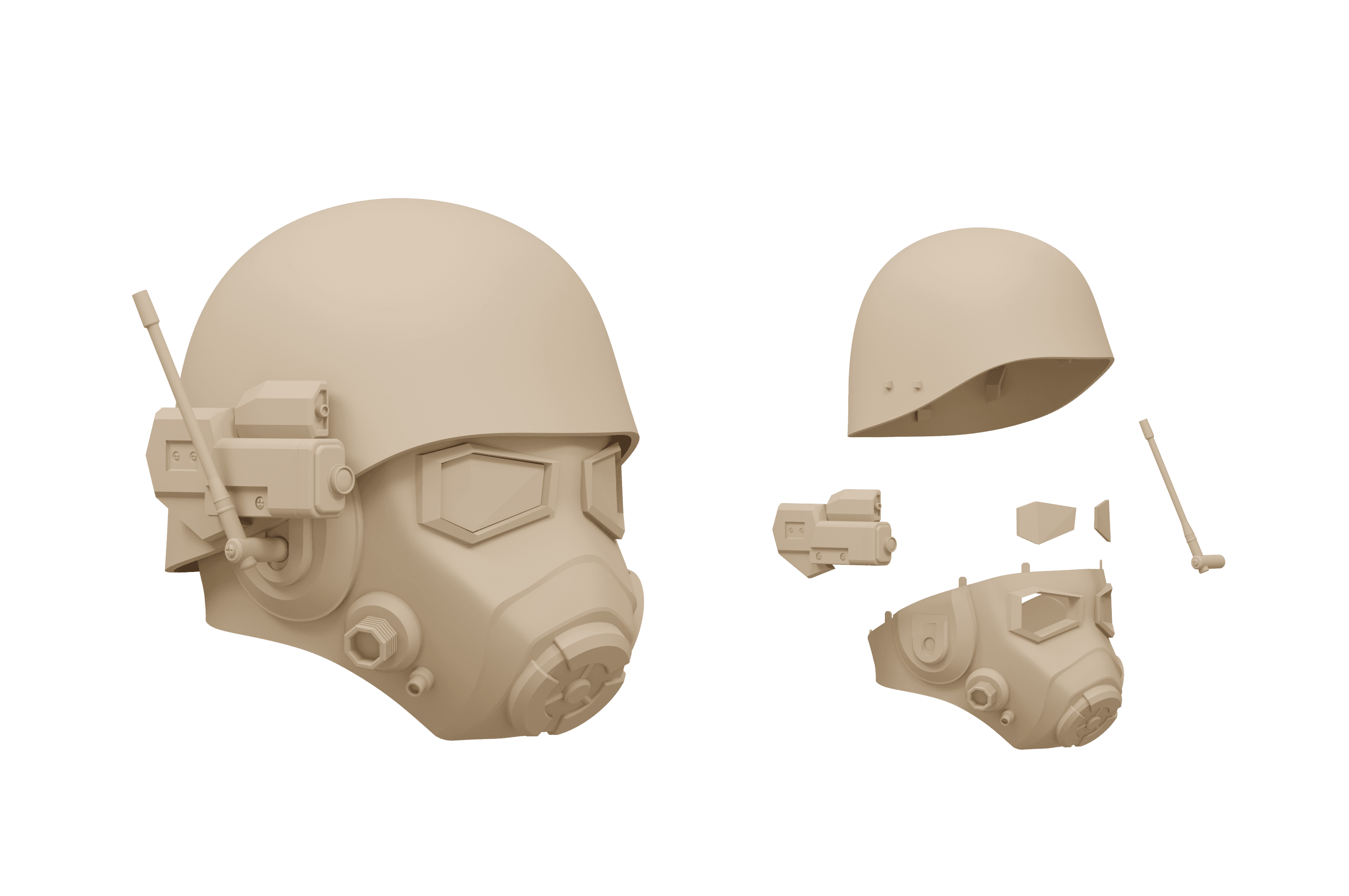 Fallout NCR Ranger Helmet 3d model