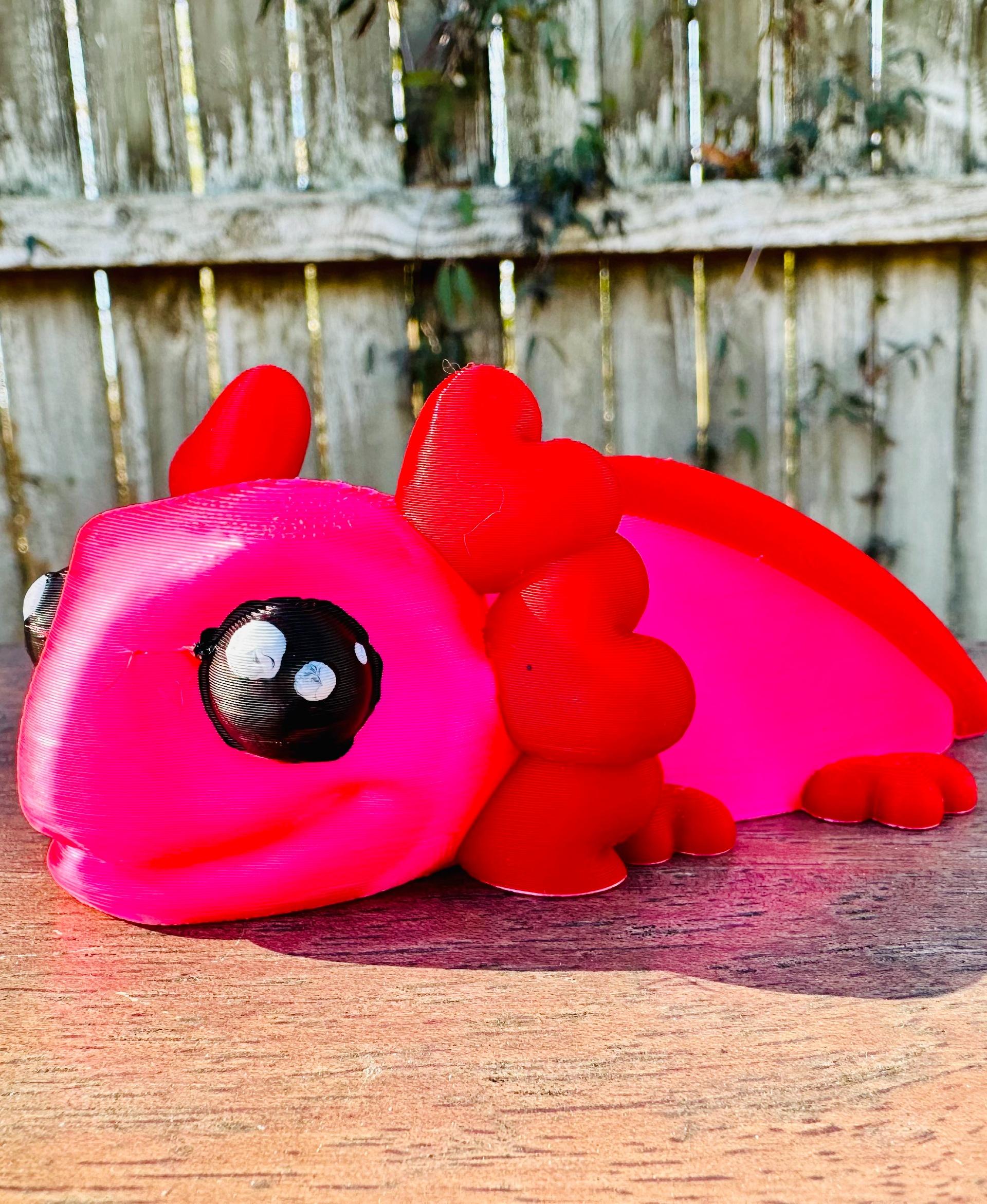 Alotl Love, Little Heart Axolotl  3d model