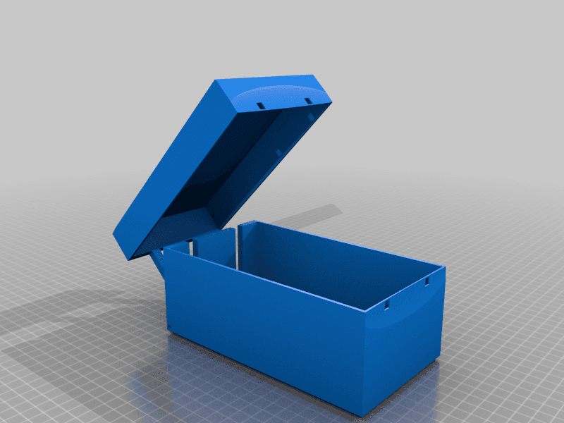 My Customized Hinged Box 3d model