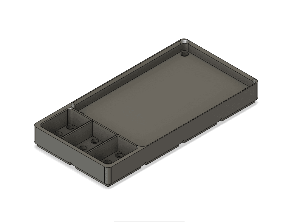 Ifixit moray gridfinity (2x4) with small parts storage 3d model