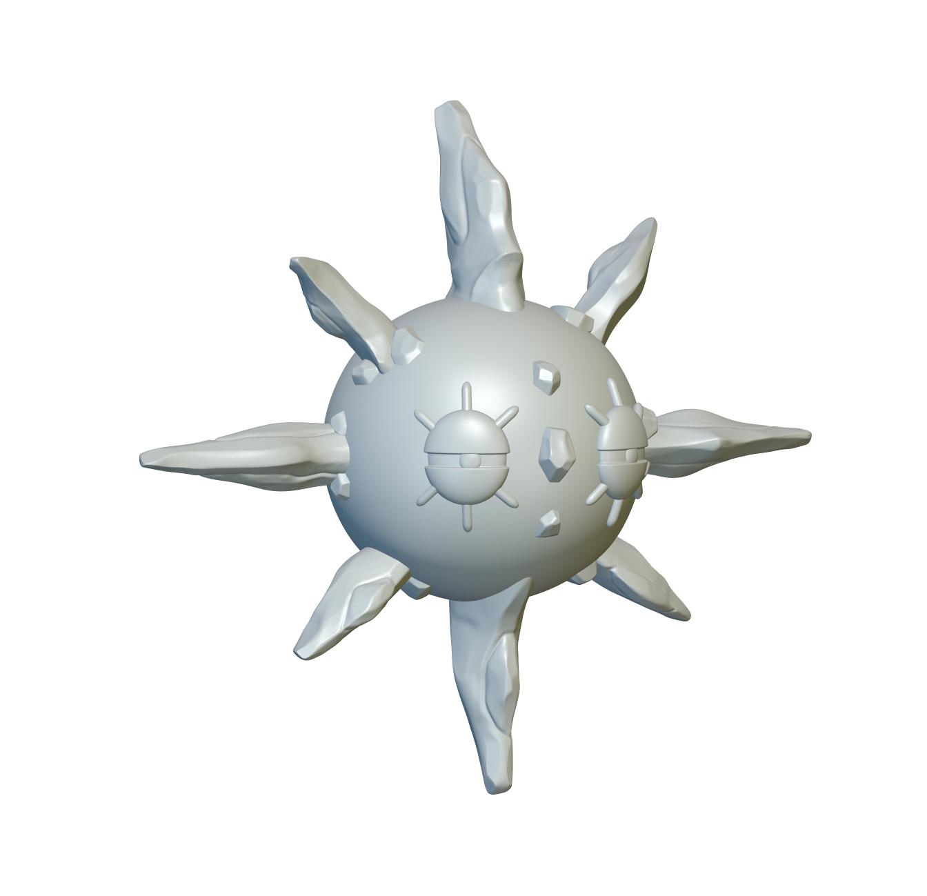 Solrock Pokemon #338 3d model
