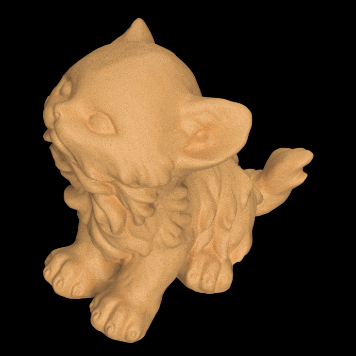 Cat and Keychain 3d model
