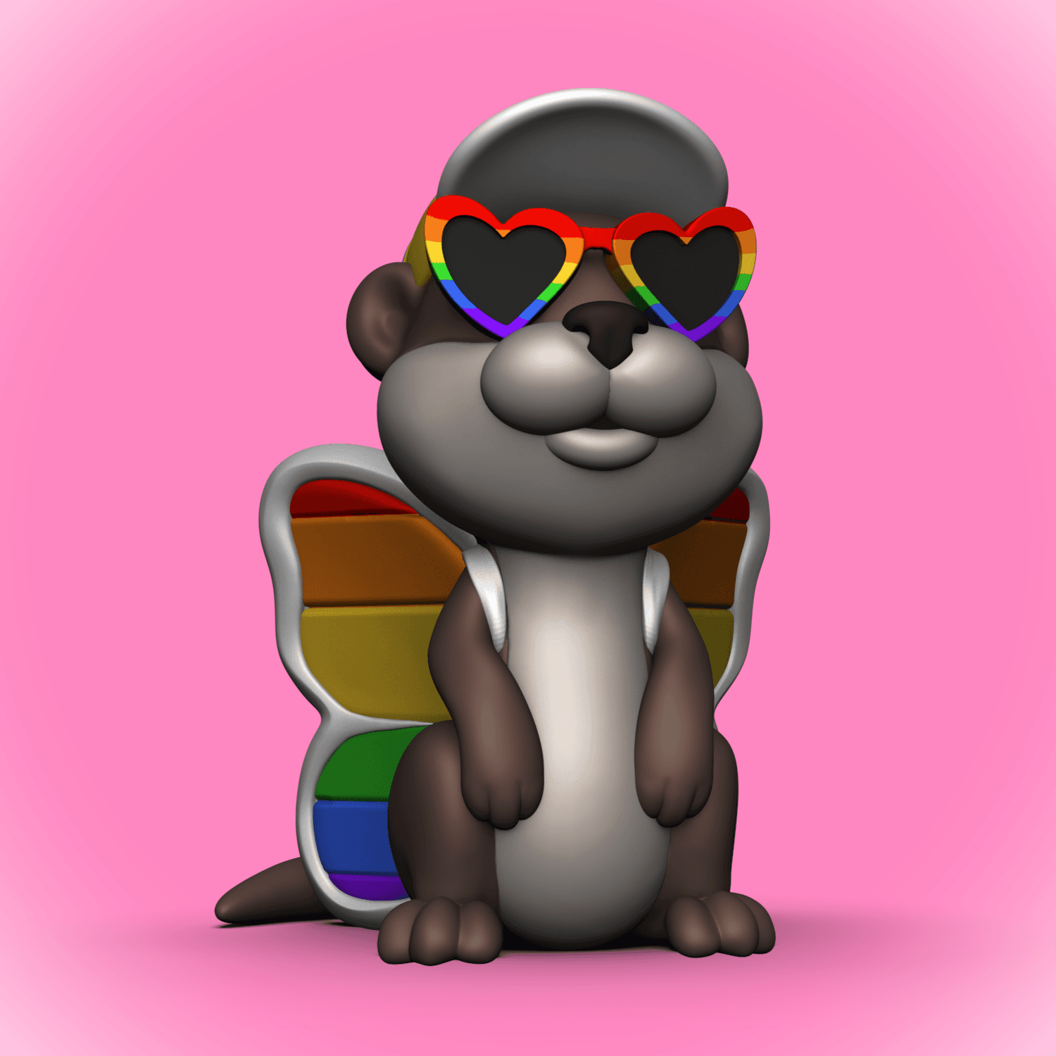 Otter Pride 3d model