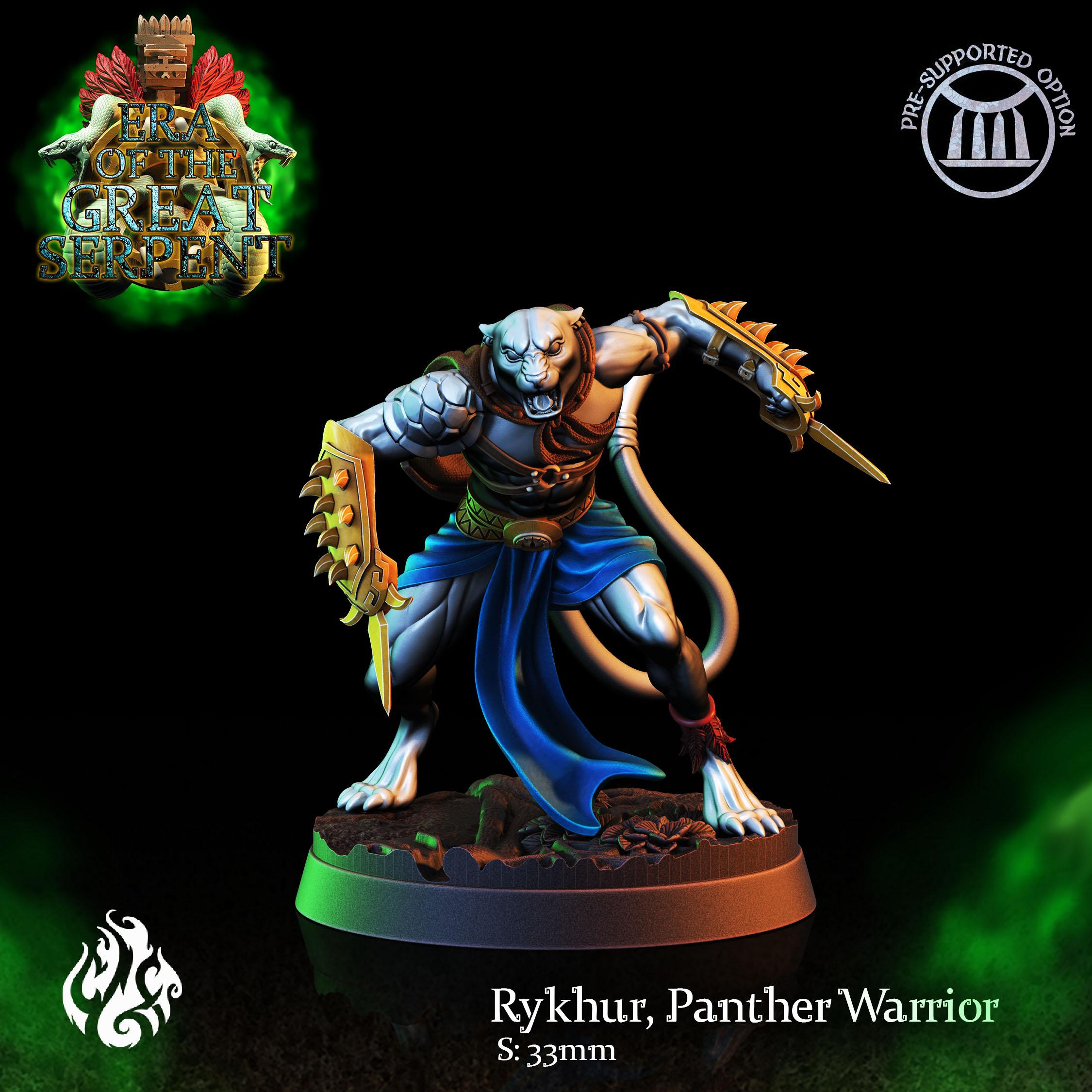 Rykhur, Panther Warrior 3d model