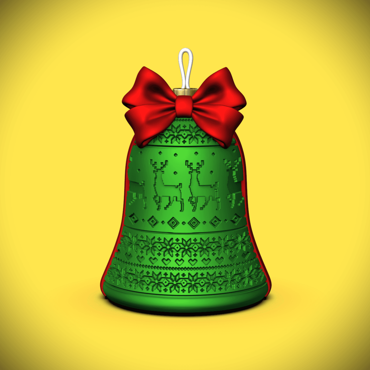 Ugly Sweater Bell  3d model