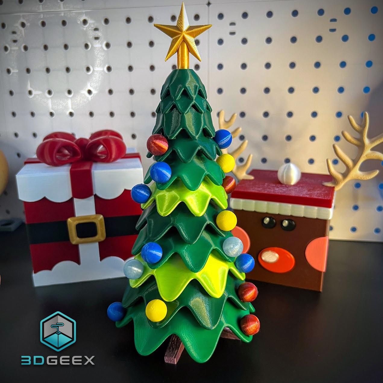 Threaded Christmas Tree 3d model