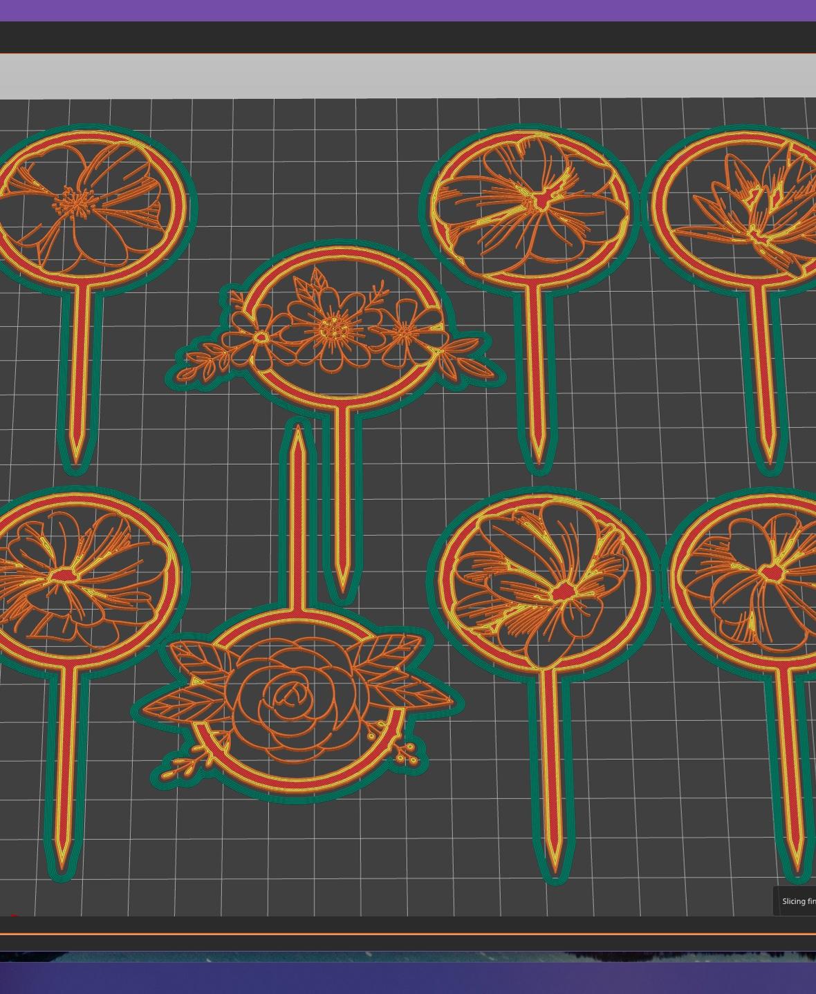 9 Sets of Toppers 3d model